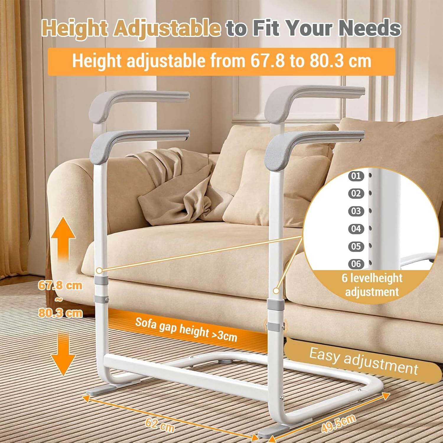 Qeetex GGL-PHH-334AWDXG Bed-Rails - View #2