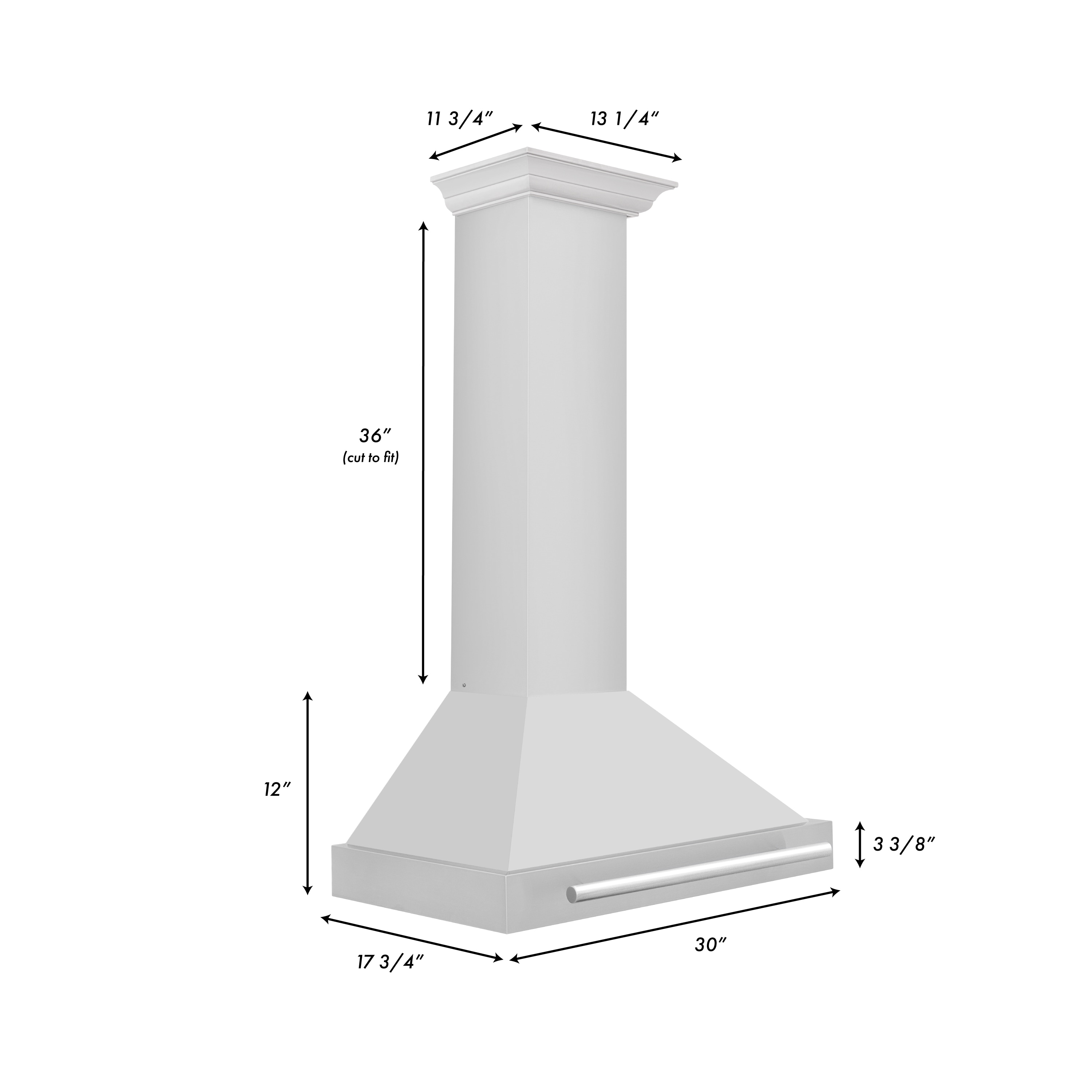 ZLINE KITCHEN & BATH KB4STX-30 Wall-Mounted-Range-Hoods - View #3