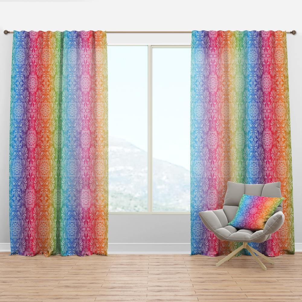 Designart CTN18632-52-84 84-in Red Room Darkening Thermal Lined Rod Pocket Single Curtain Panel