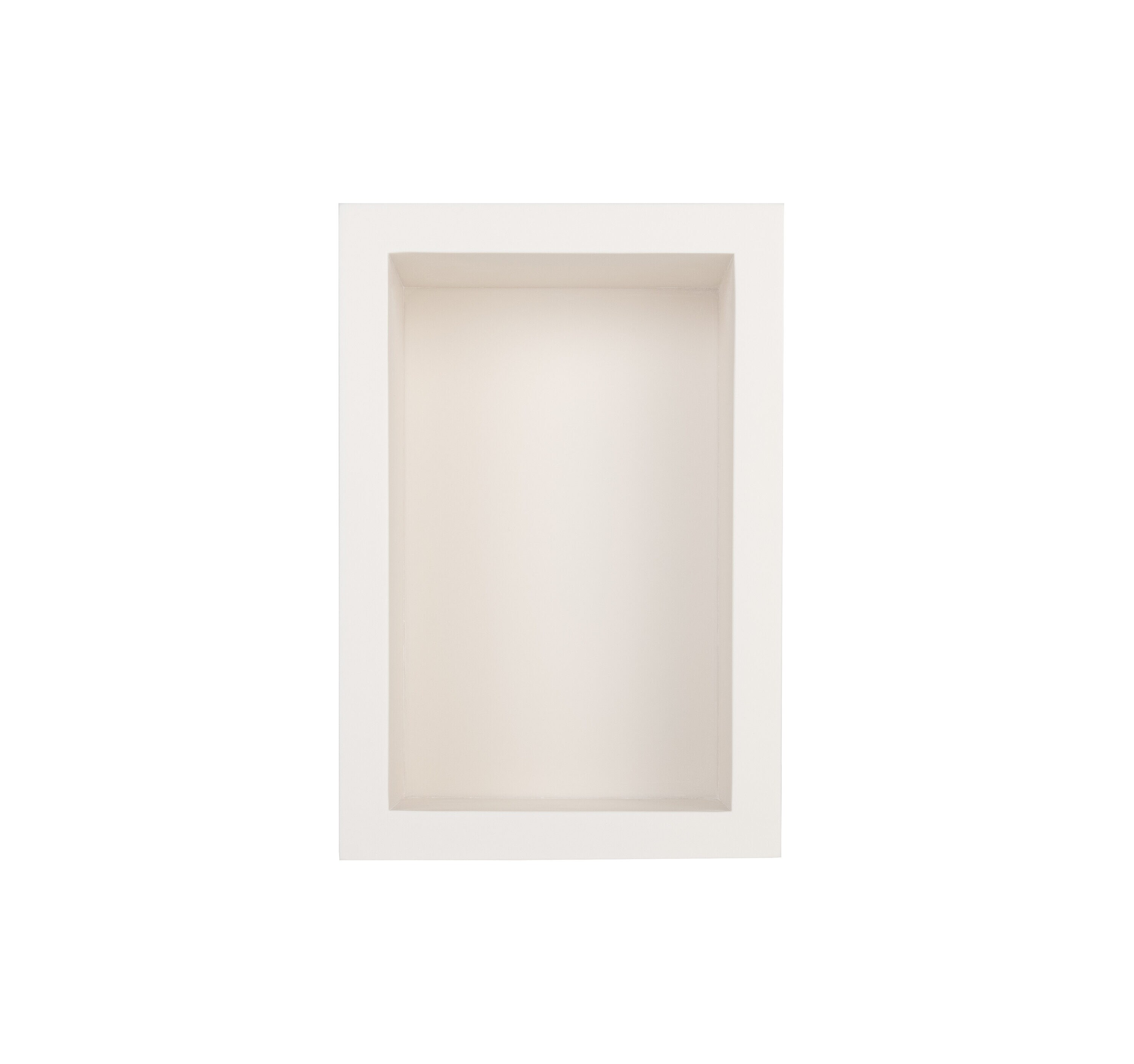 Wilsonart WWA-NICHE1-ANTIQ-WHT Single Shelf Recessed Niche Antique White
