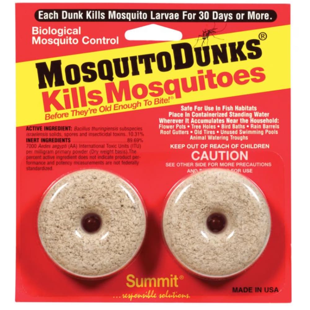 Summit  Mosquito Dunks Organic Insect Repellent Solid For Mosquitoes 2 ct