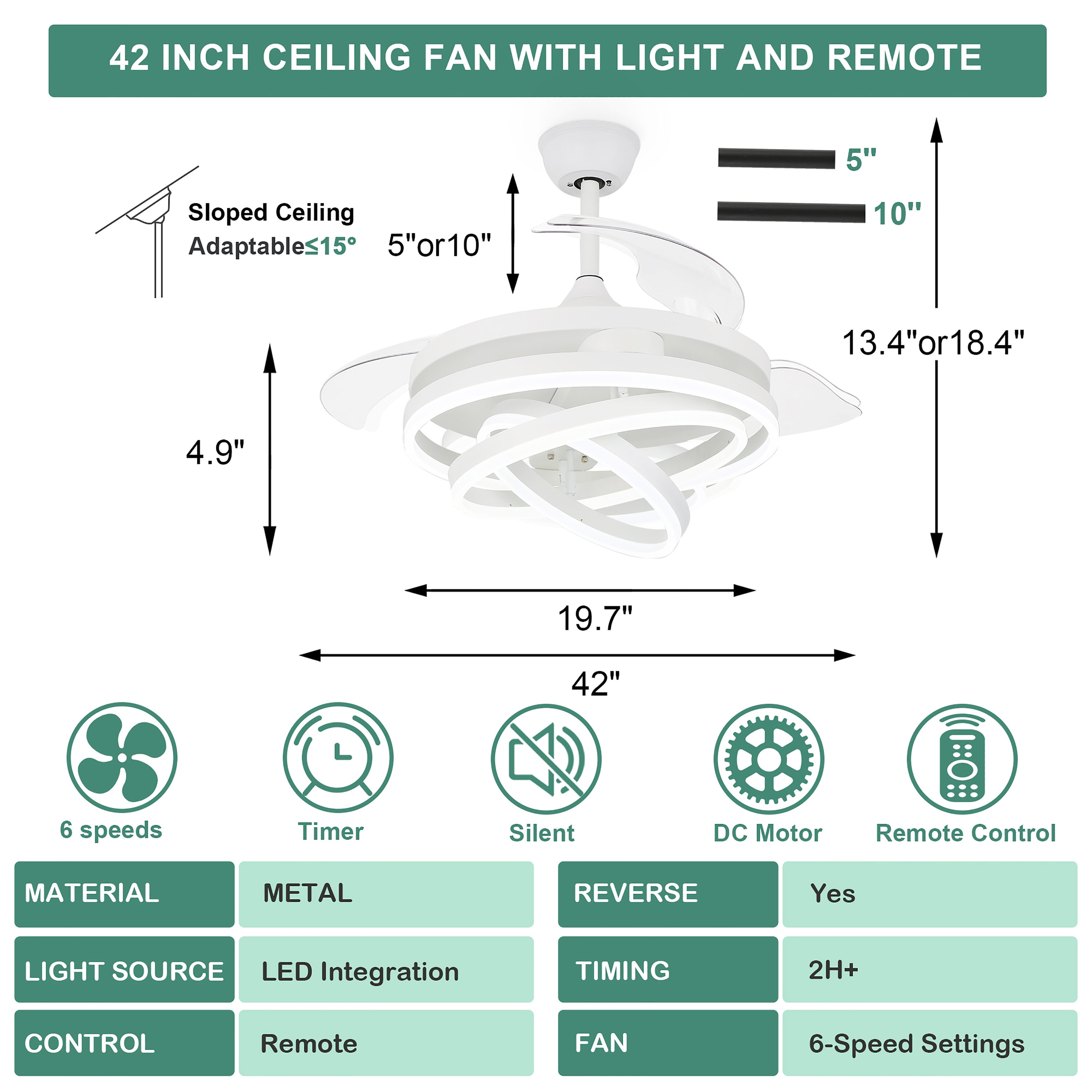 Cusp Barn DC4264-W Ceiling-Fans - View #10