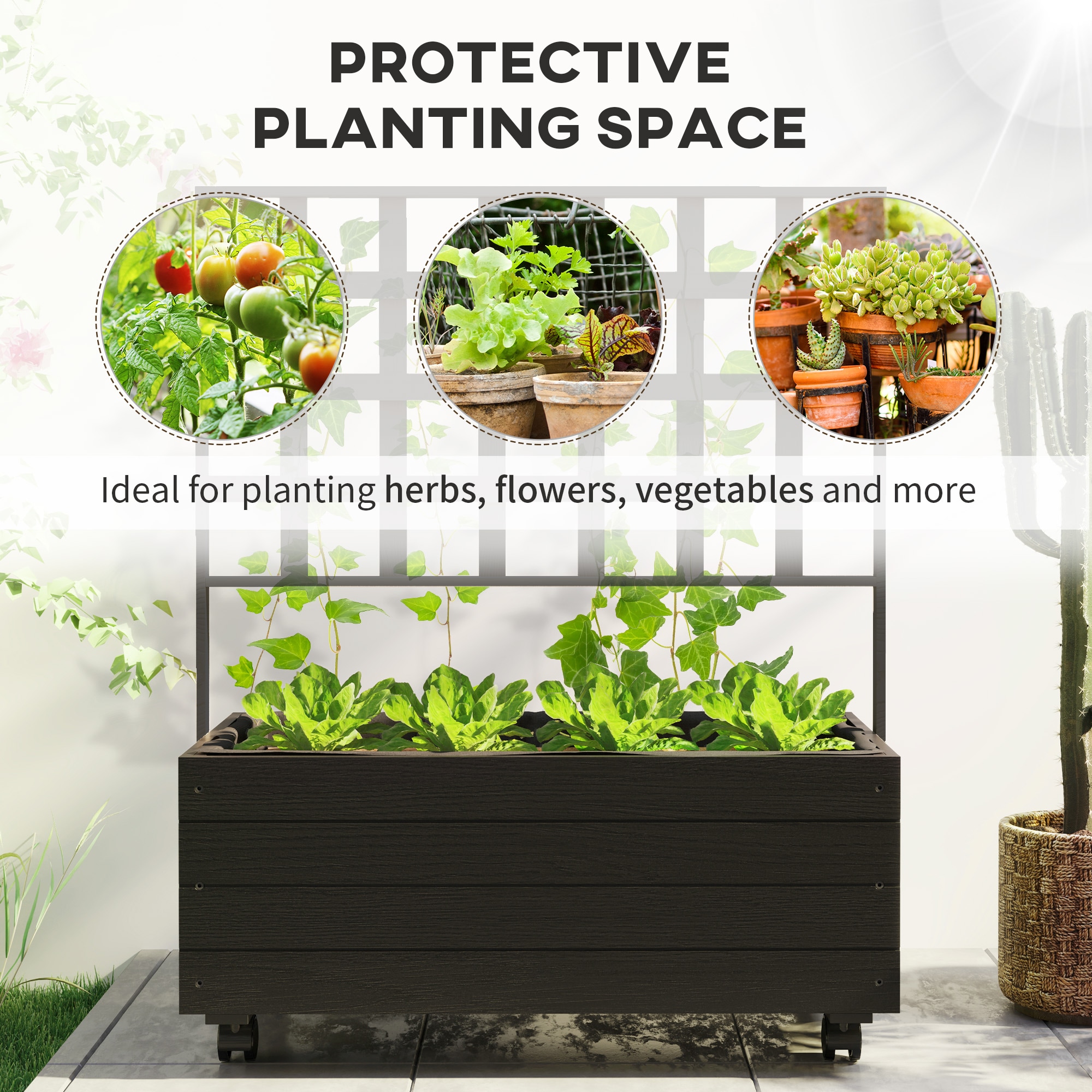 Outsunny 84H-223V00BK Raised-Garden-Beds - View #3