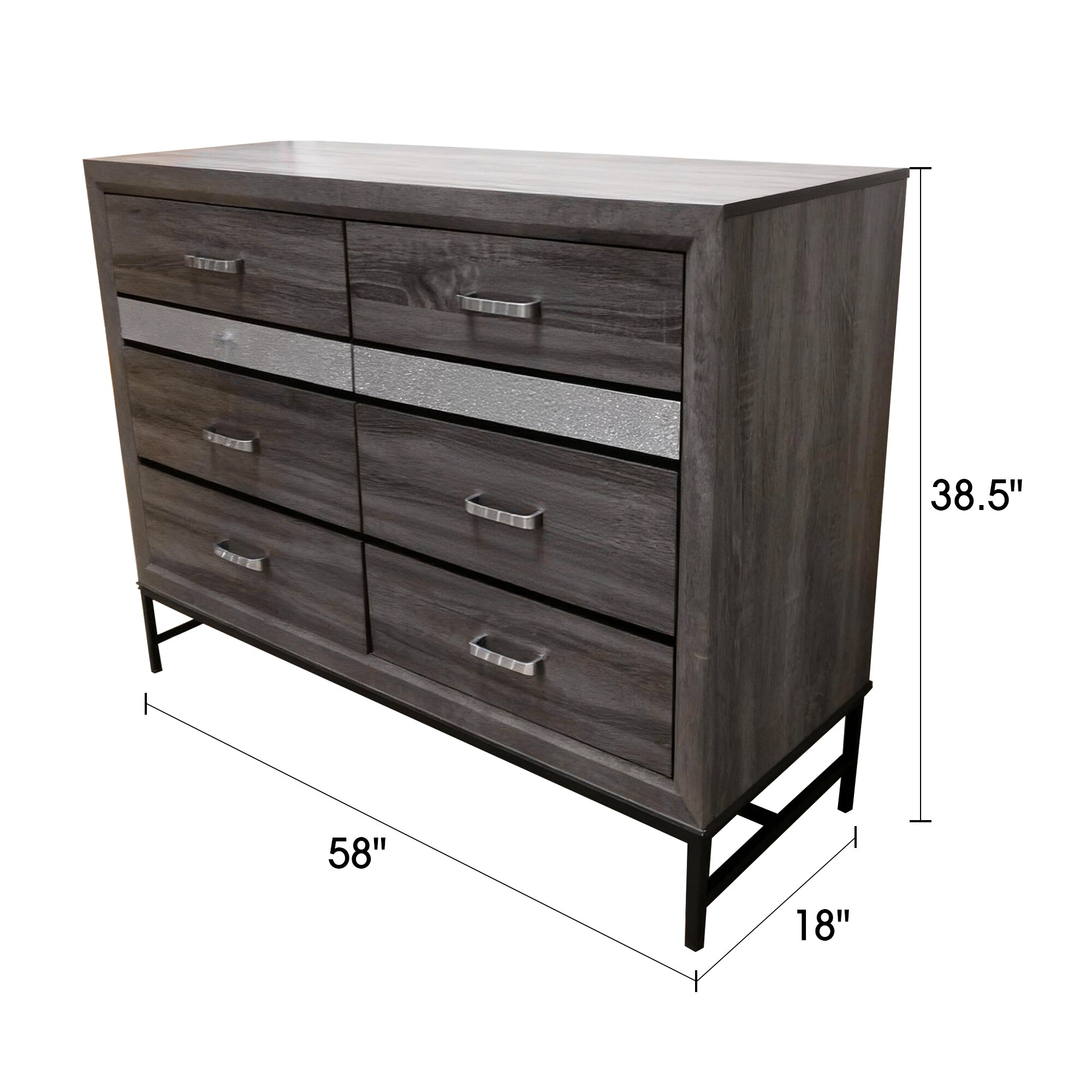 IHOMEadore MDFM7212GY-D dressers - View #5