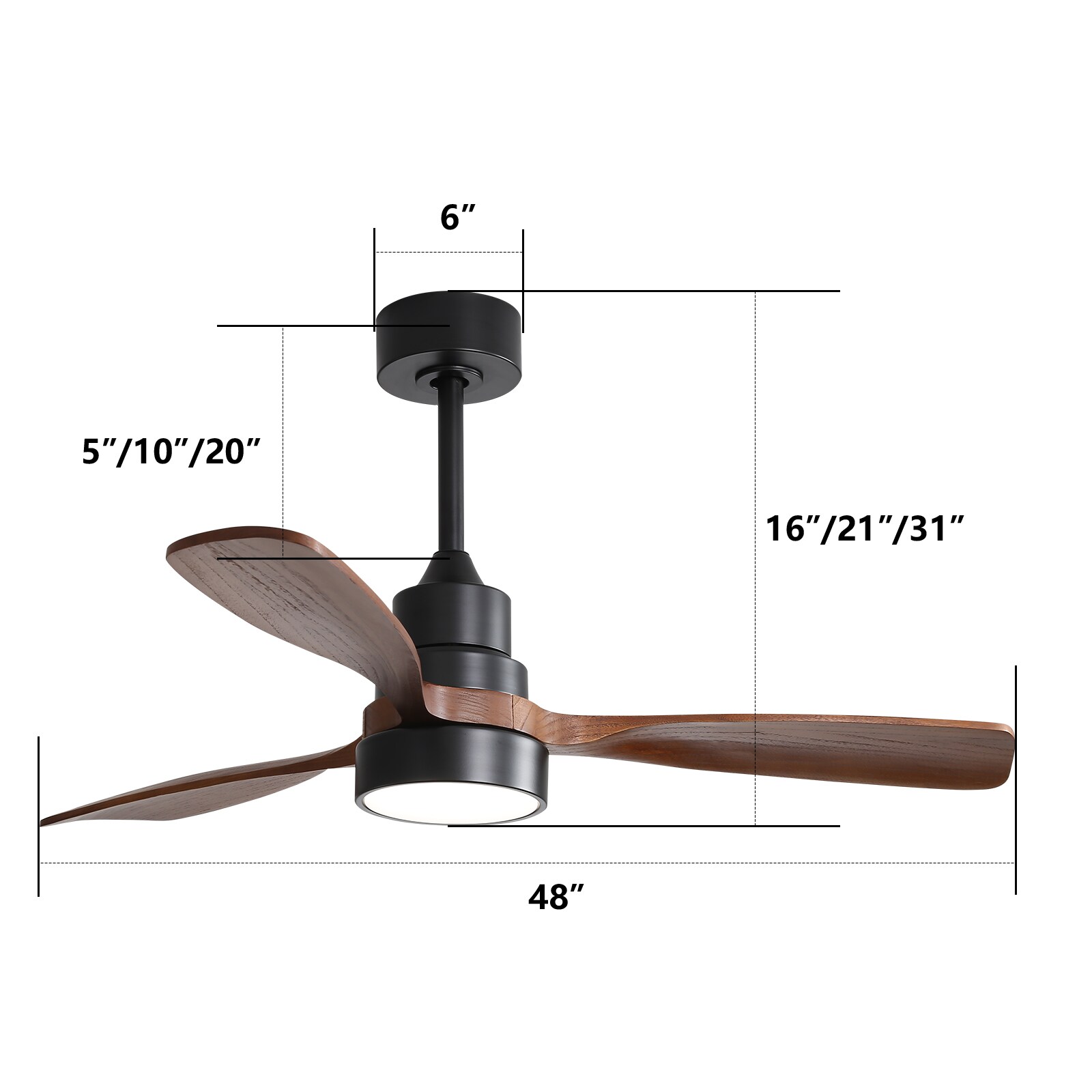Sofucor LS-48K006-BK-HTM-50 Ceiling-Fans - View #9