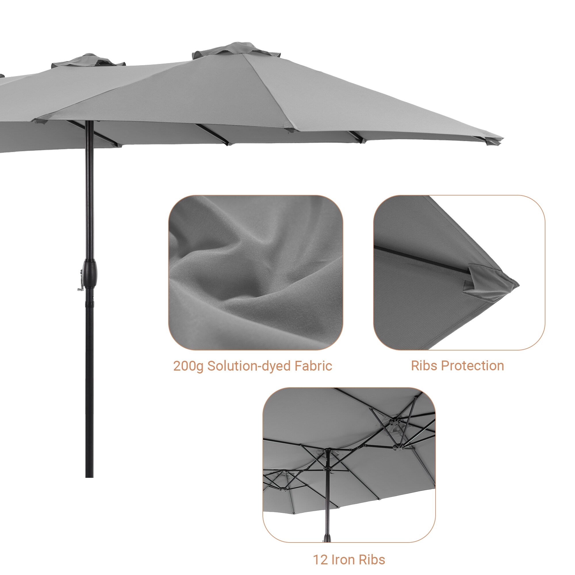 ACEGOSES LW-460GY Umbrellas-2 - View #3