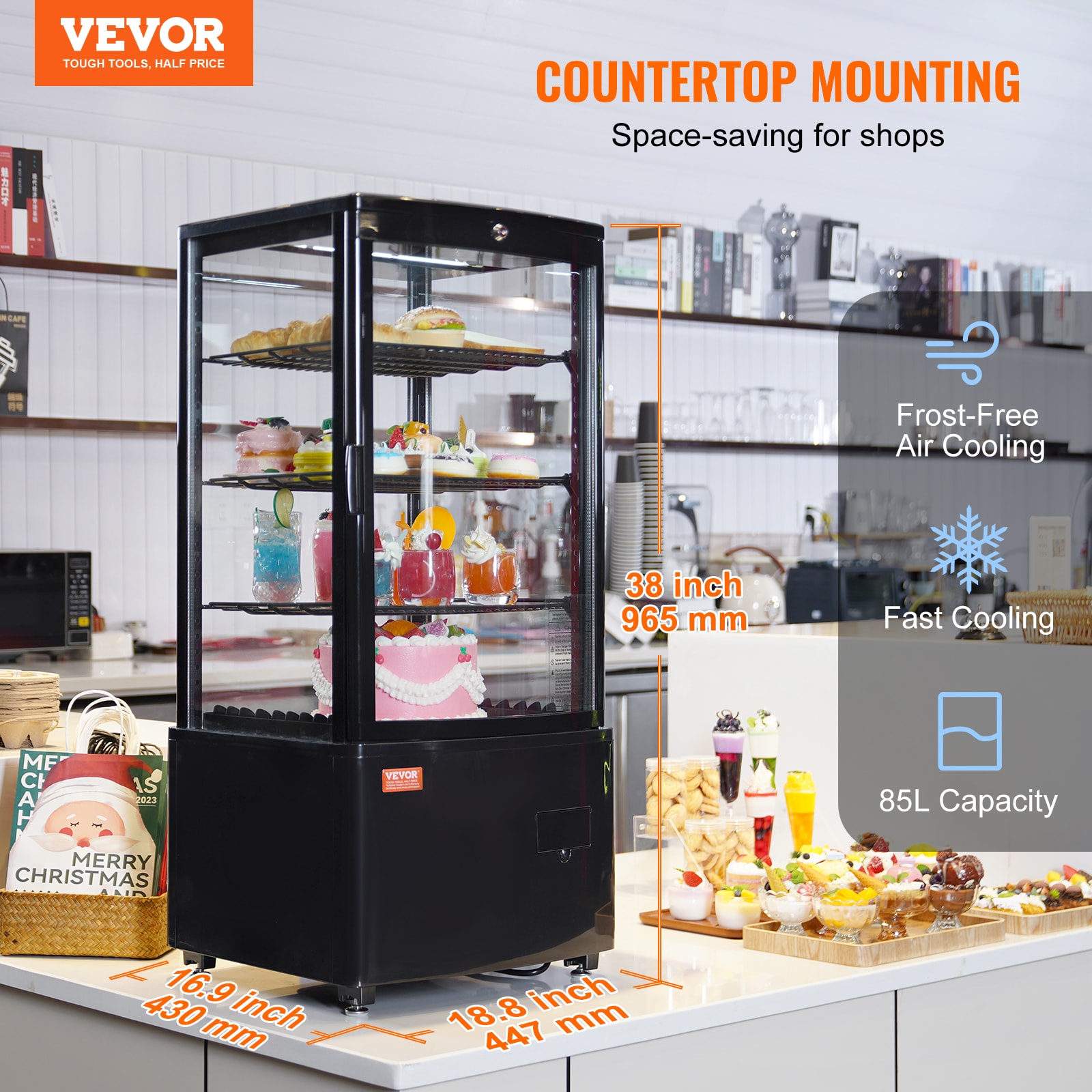 VEVOR LZZSJRJDGJZMKFH7PV1 Commercial-Refrigerators - View #3
