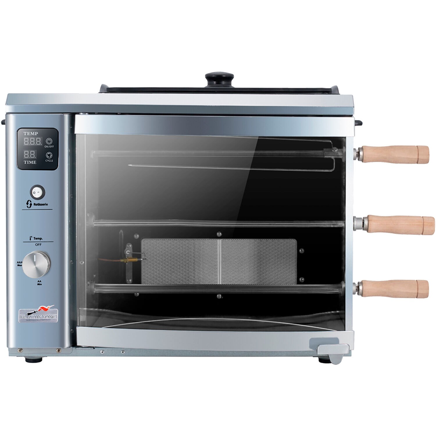 Brazilian Flame BG-03LXK-SILVER Tabletop-Grills - View #8