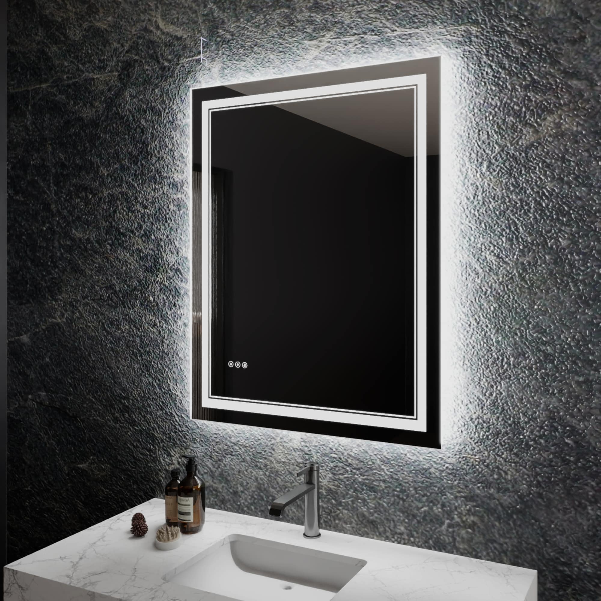 Bayfeve BFXB-7S3240-MIR Framed-Bath-Mirrors - View #3