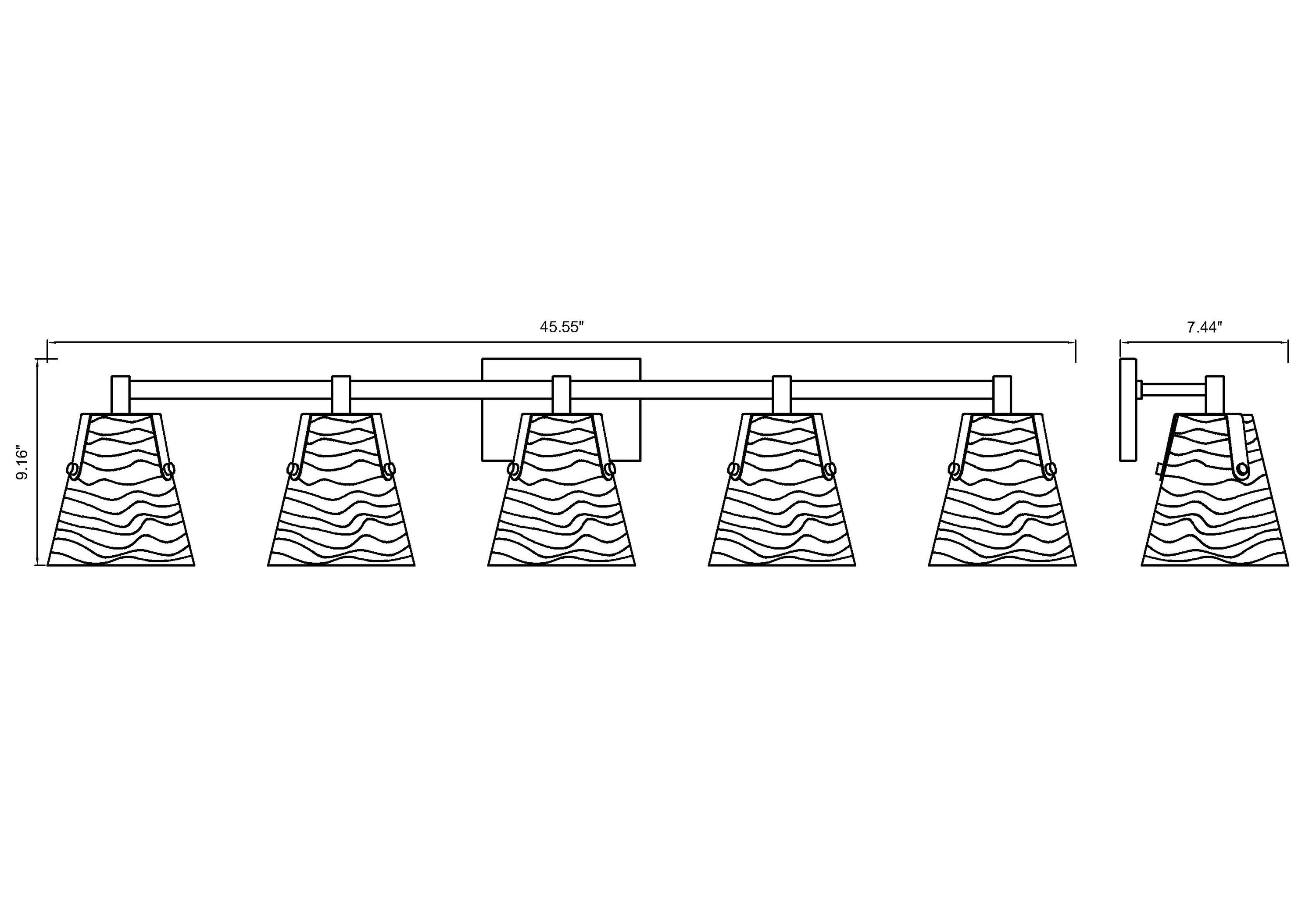 Z-Lite 1101-5V-BN b089995 - View #7