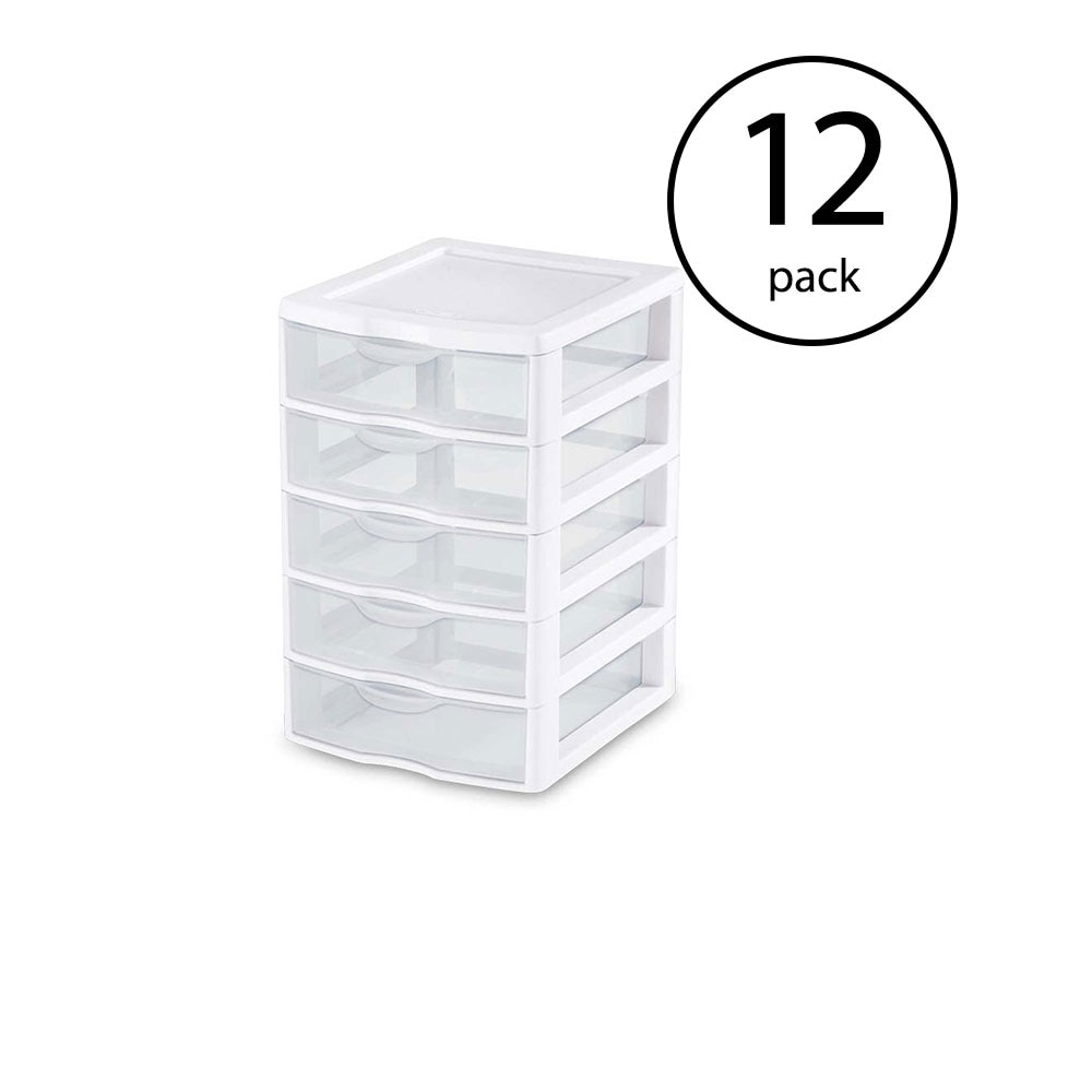 5 Tier Plastic Jewelry Organizer, Hair Tie Accessories Container for  Bathroom (4.5 x 8.5 In)