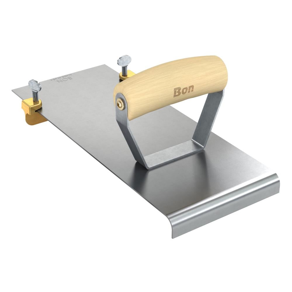 Bon Tool 12-782 12-in x 6-in Stainless Steel Concrete Edger with 0.375-in Radius