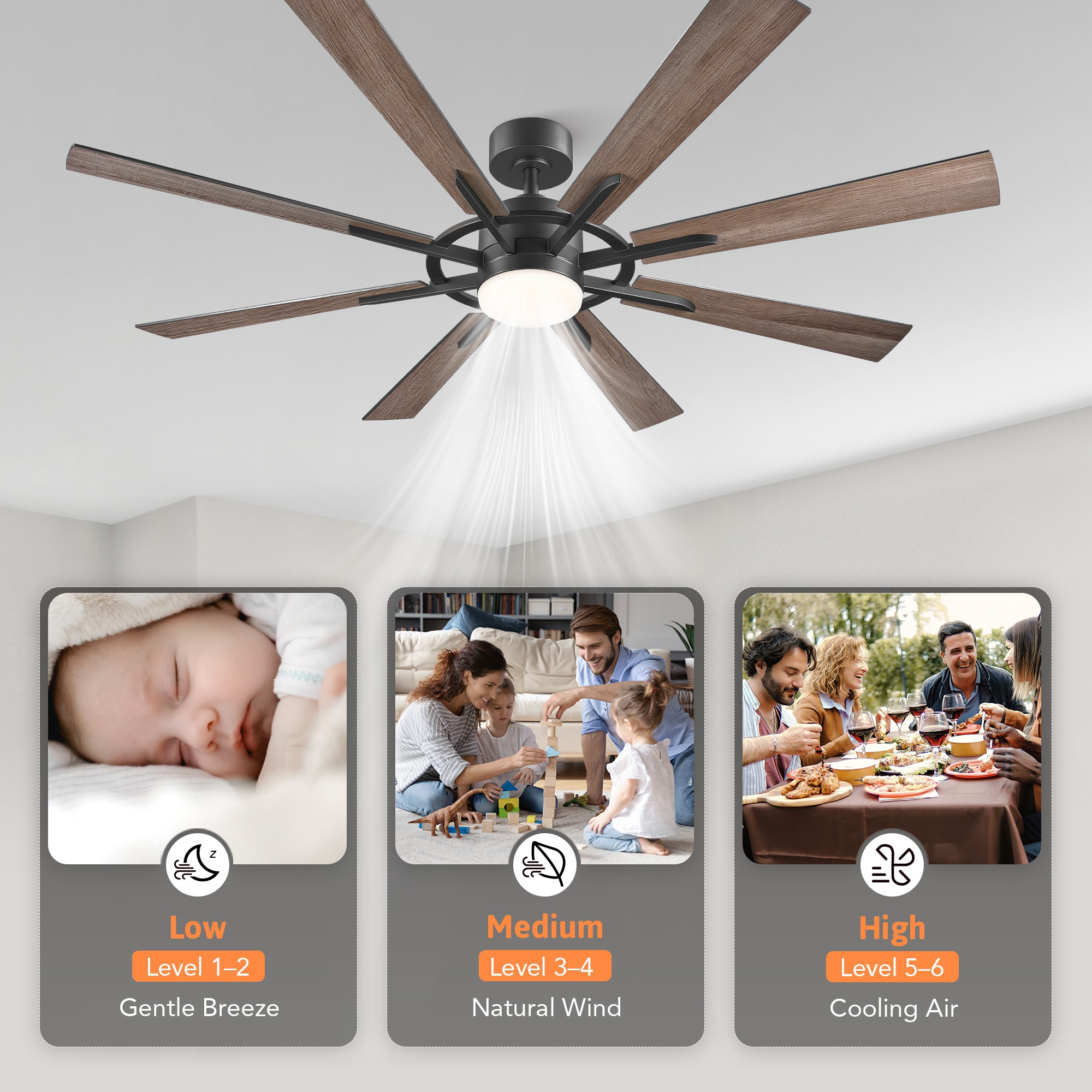 CO-Z CFN-1360-WB Ceiling-Fans - View #4