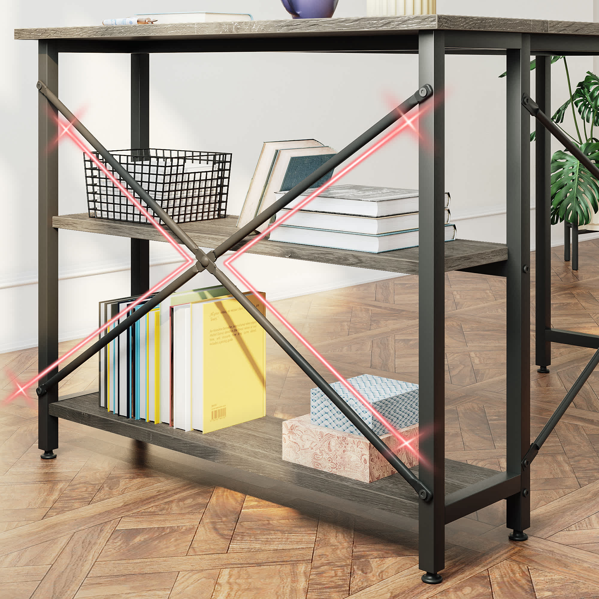 Bestier LOW-1298-D31GRY desks - View #4