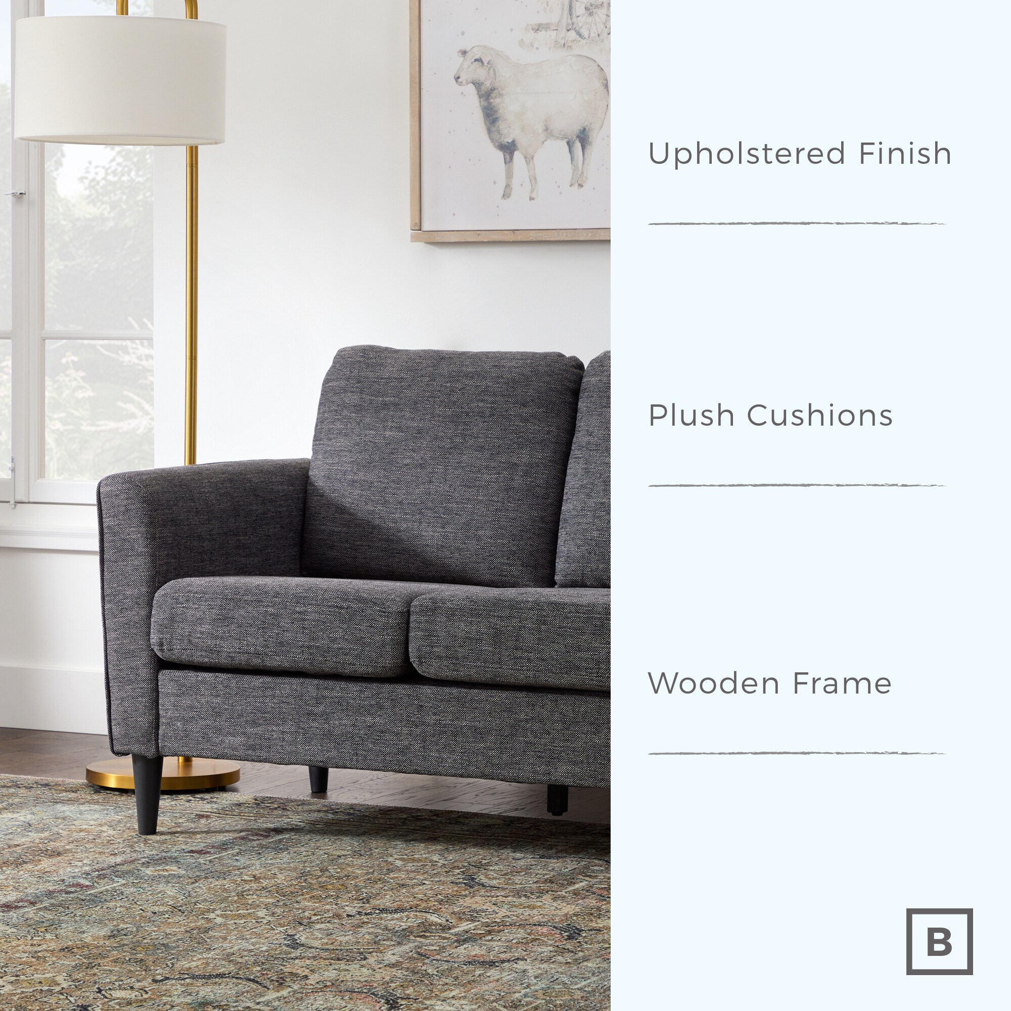 Brookside BS0009LVS00CH Sofas-Loveseats - View #2