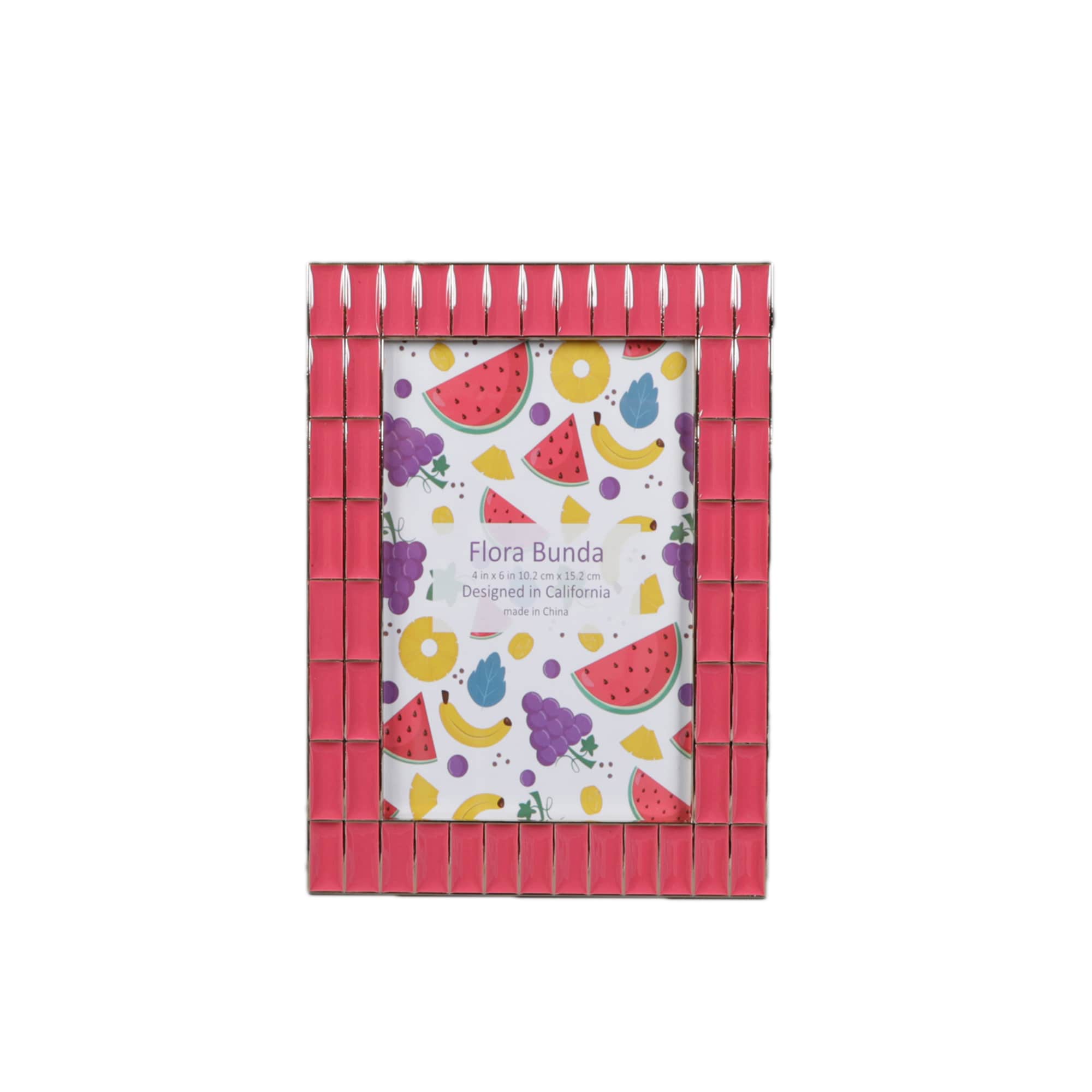  FM245S-HPK Pink Ceramic ( 4-in x 6-in ) Picture frame