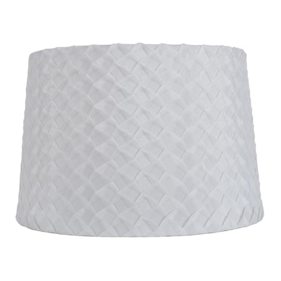 Off White Fabric Drum Lamp Shade, Can You Spray Paint A Pleated Lampshade