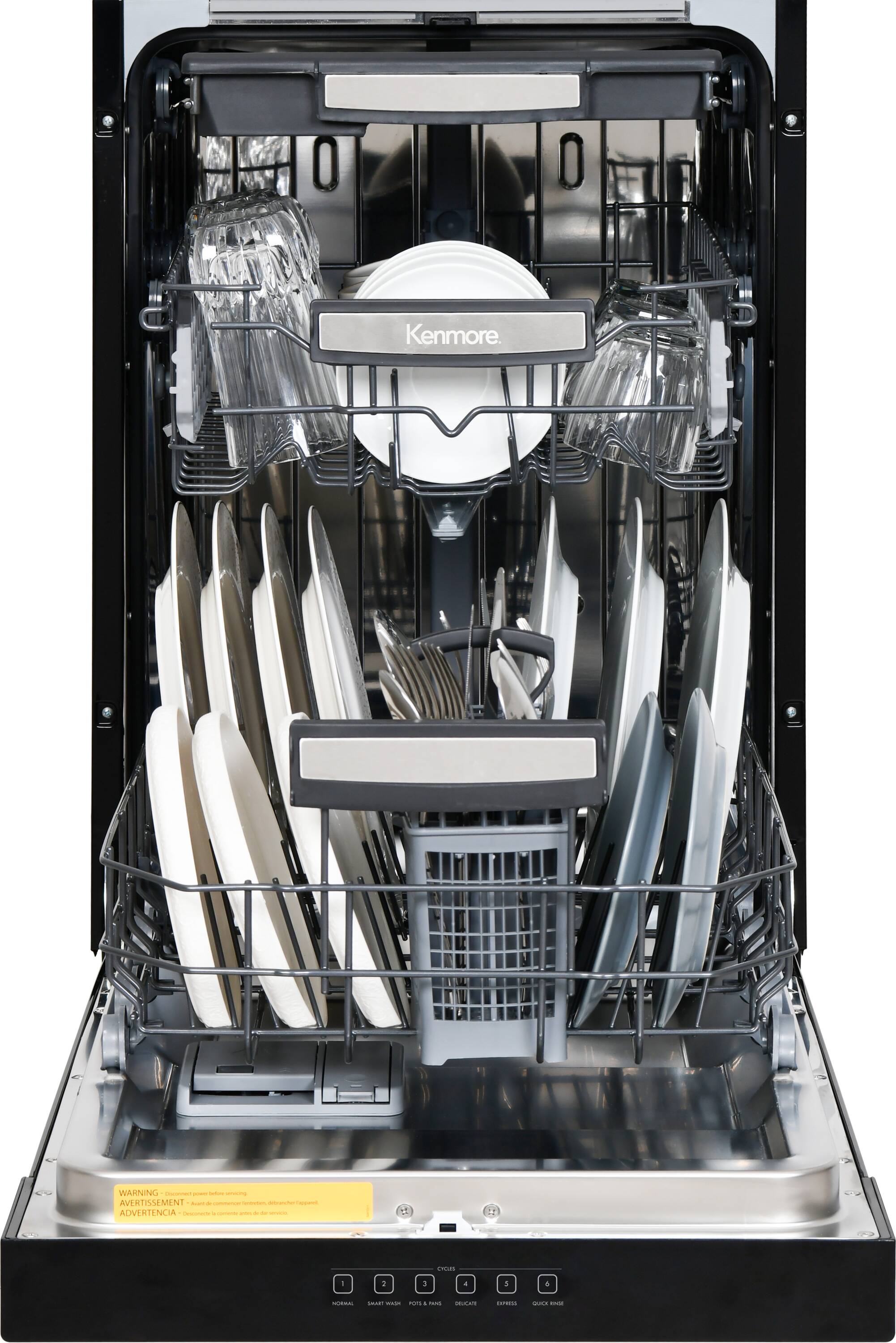 Kenmore elite fashion 18 inch dishwasher