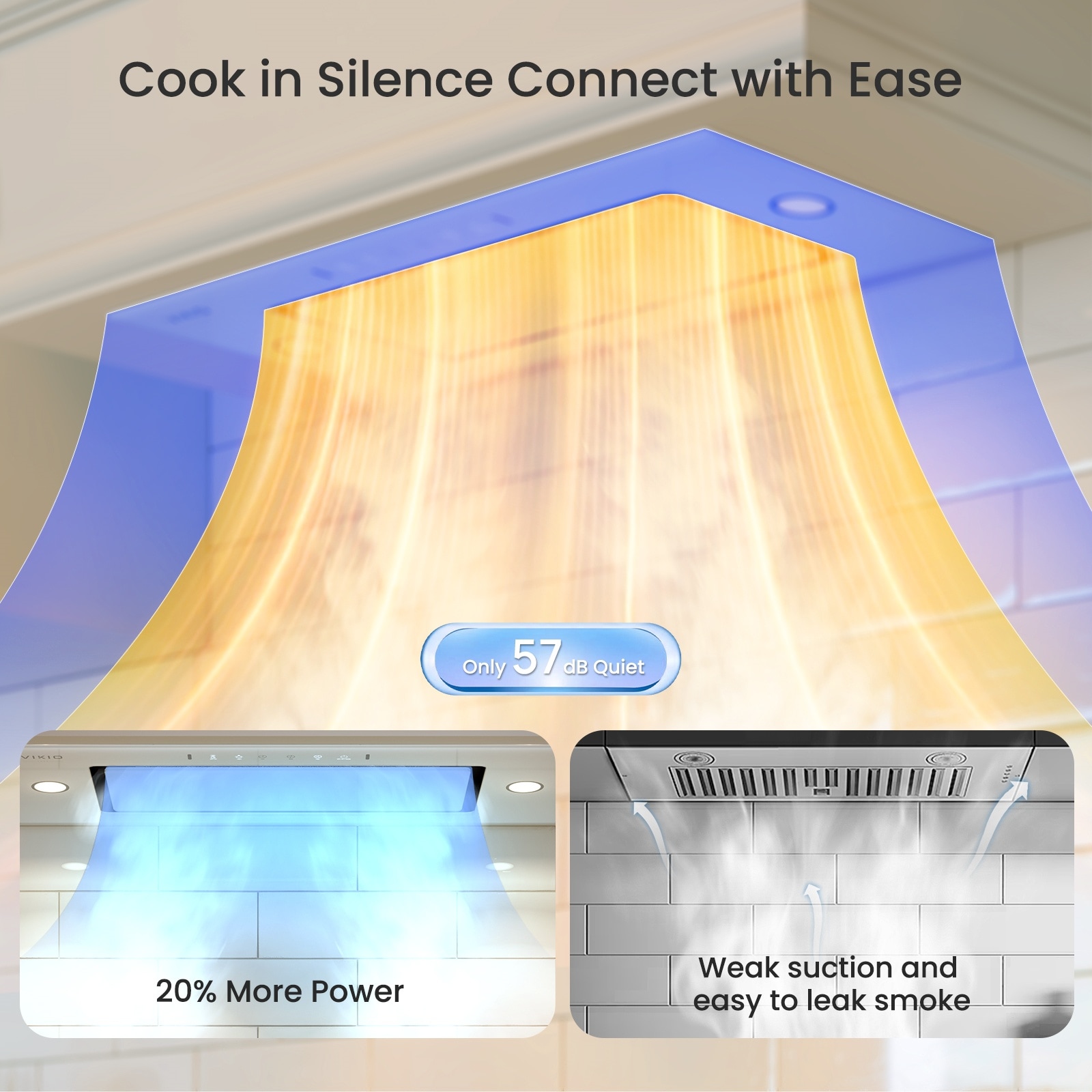 VIKIO B0136W Undercabinet-Range-Hoods - View #9