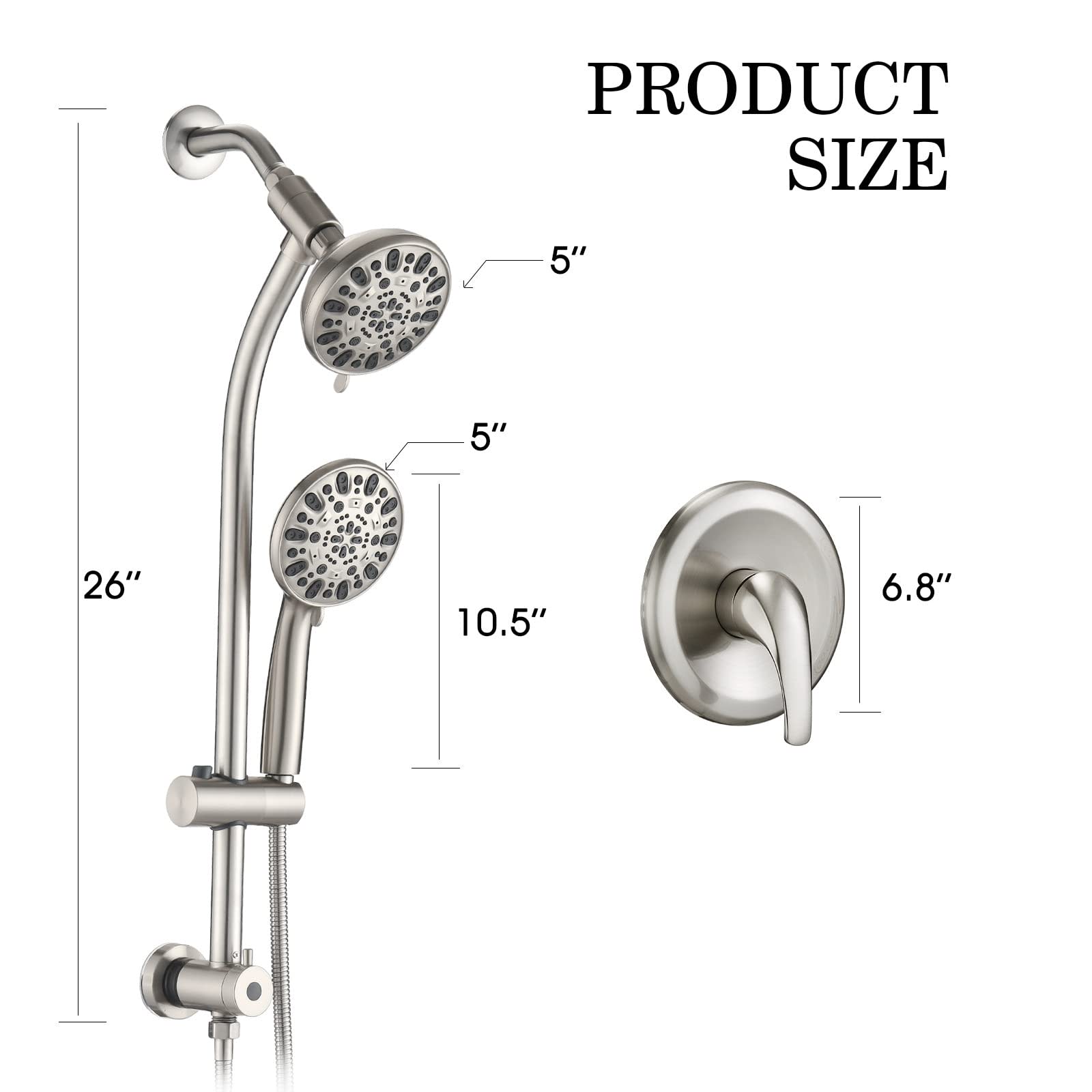 UCLIMAA UCAE428BN Showerhead-Bar-Panels - View #6