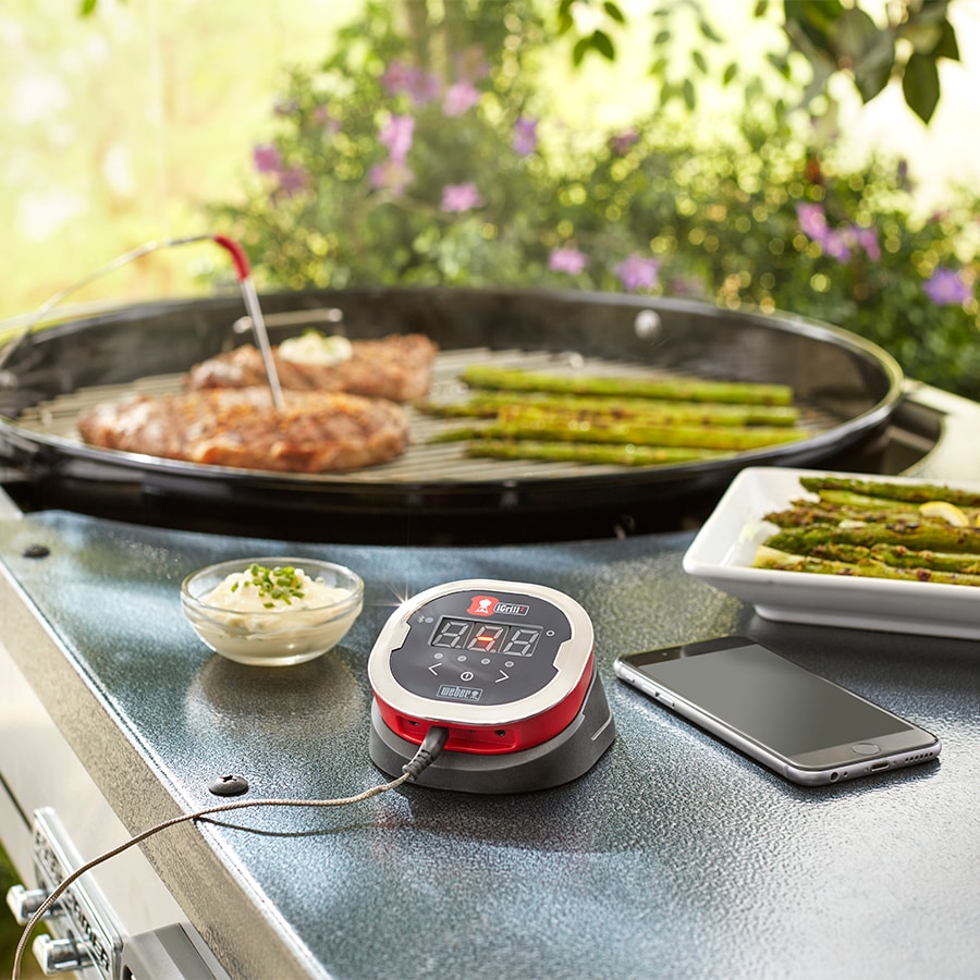 Weber iGrill Round Bluetooth Compatibility Grill Thermometer in