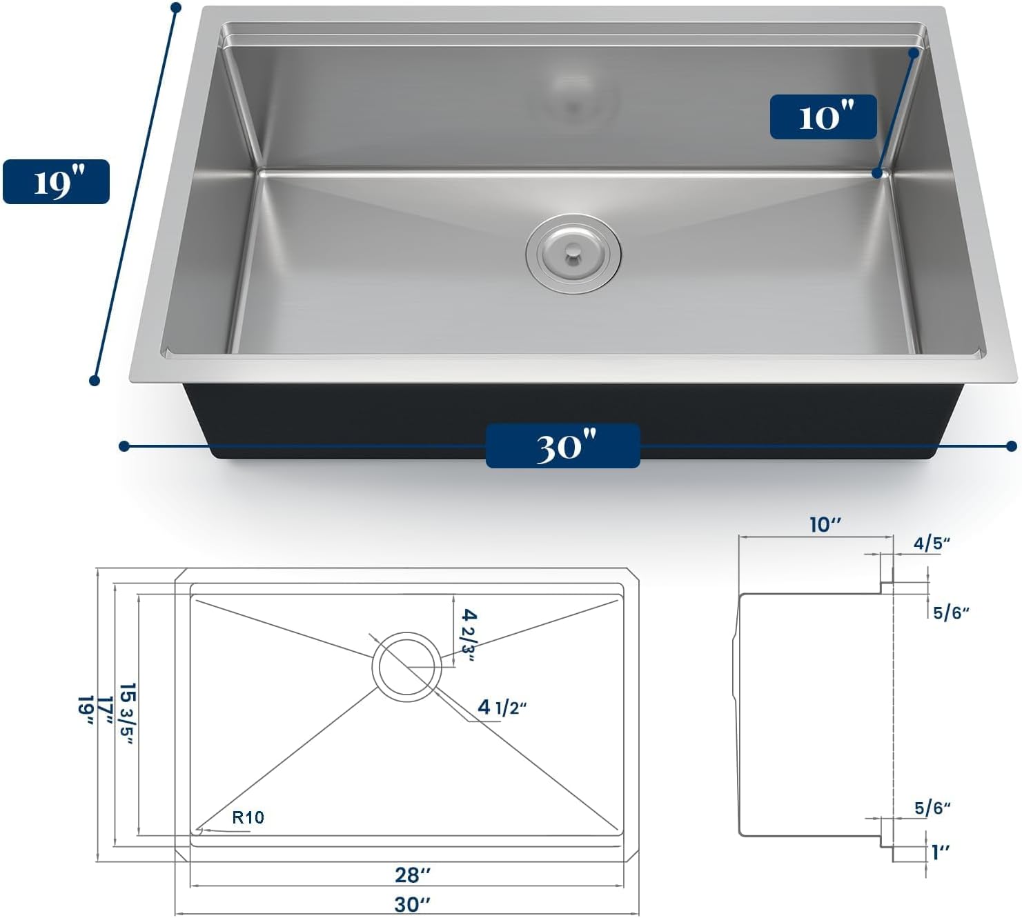 Garvee SINK2612 Kitchen-Sinks - View #2