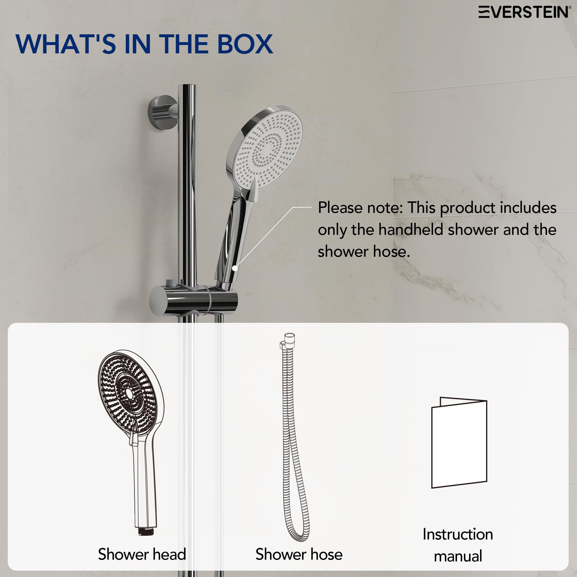 EVERSTEIN SFS-3071-CH Fixed-Showerhead - View #9