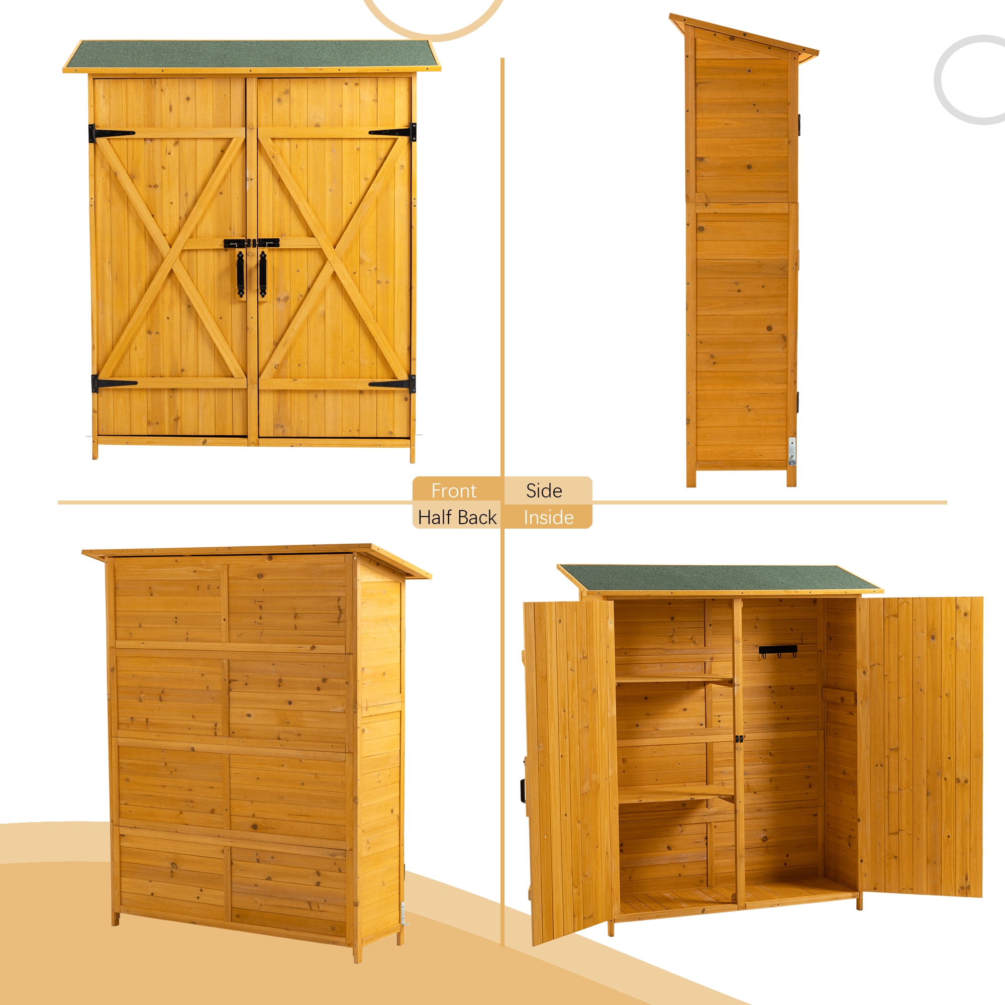WELLFOR TWSG027-NA Wood-Storage-Buildings - View #2