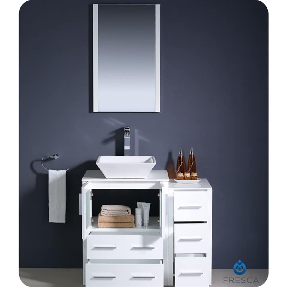 Fresca FCB62-2412WH vanities - View #12