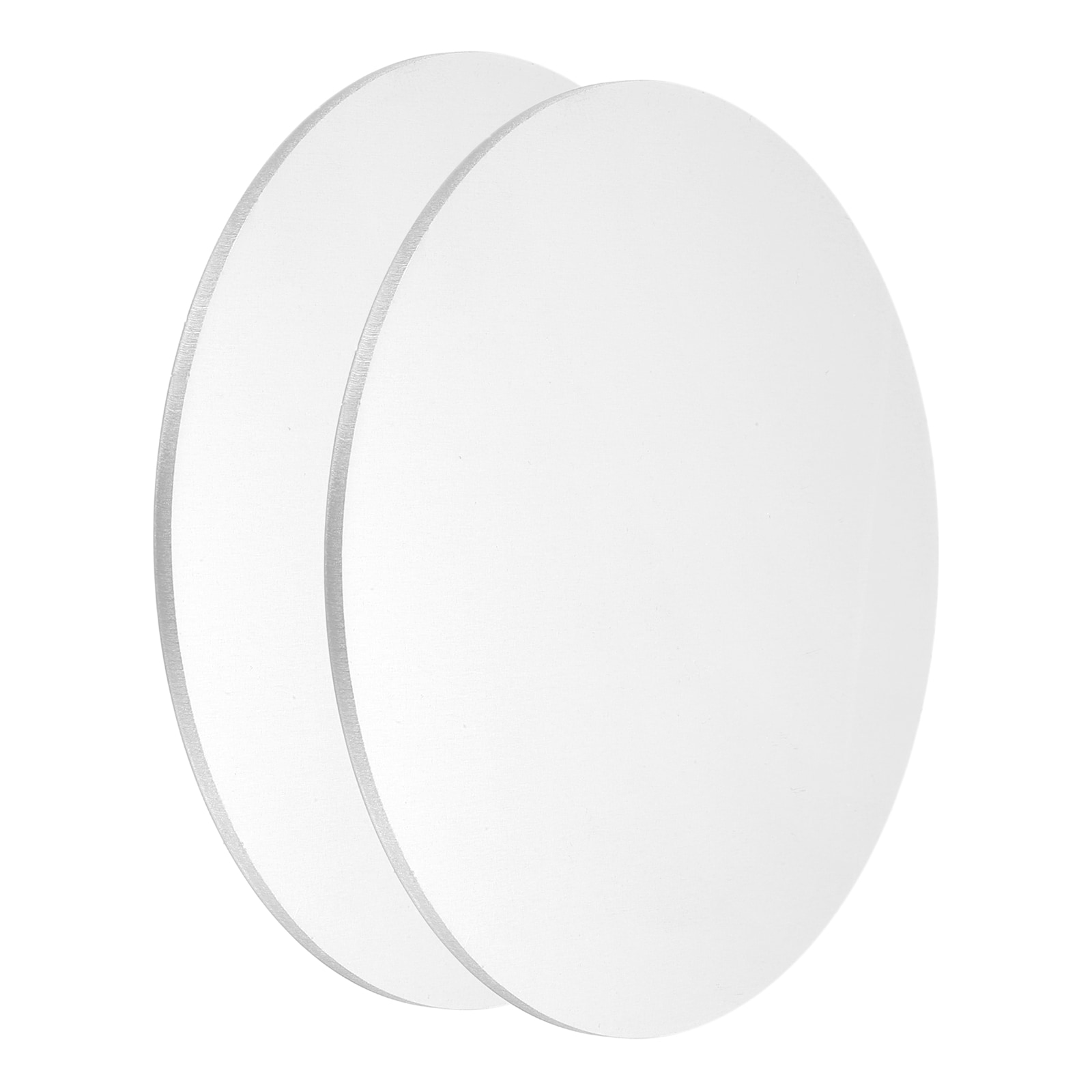 Unique Bargains 2pcs Aluminum Disc 4in(100mm) Diameter 0.04in(1mm) Thickness 5052 Aluminum Circle Plates Round Sheets for Metal Stamping #S26051500UX0588