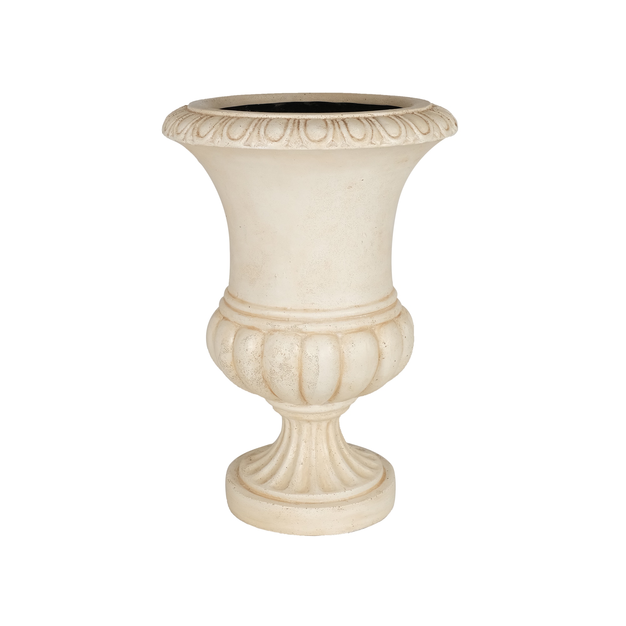 WonderLand LPOTCSAGEWHI29X20N 2 -Pack Urn 22-in W Large White Resin Contemporary/Modern Outdoor Planter