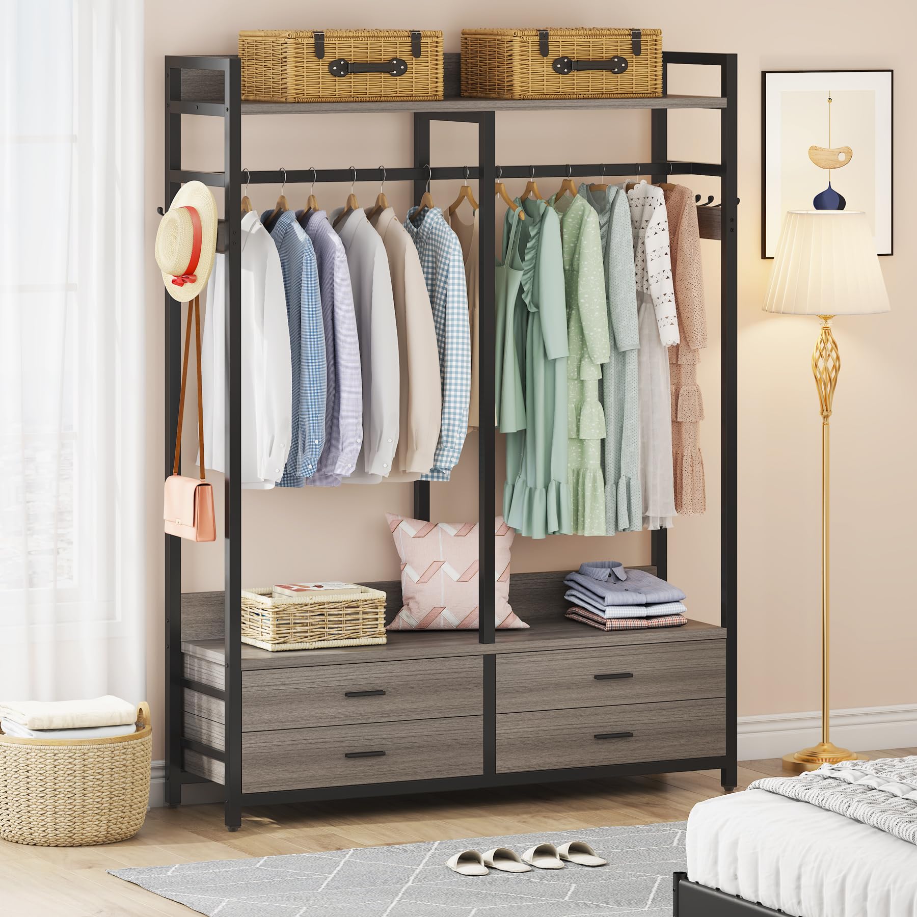 Tribesigns HOGA-CJ079 Wood-Closet-Kits - View #7