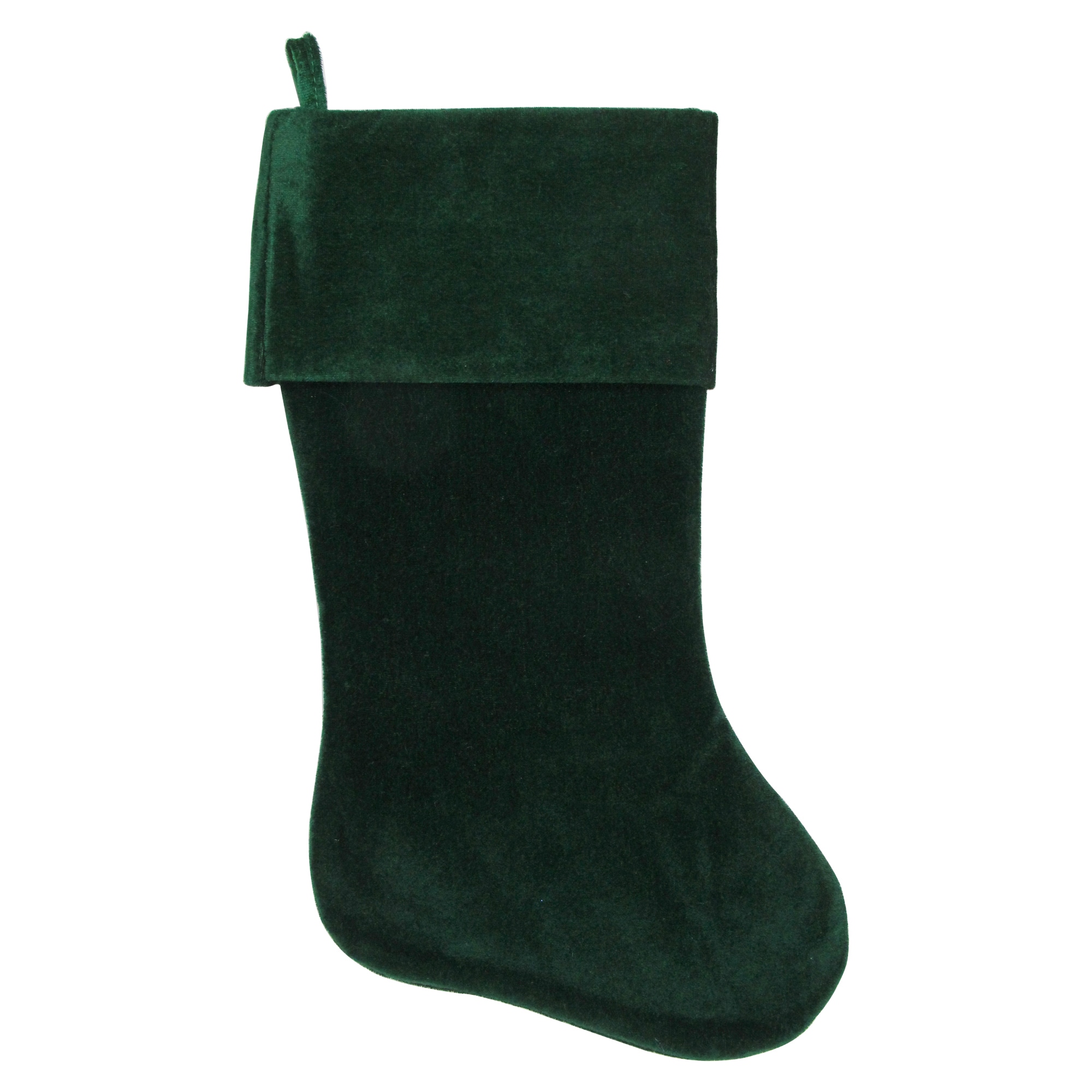 Northlight 32261499 9.25-in Green Christmas Stocking
