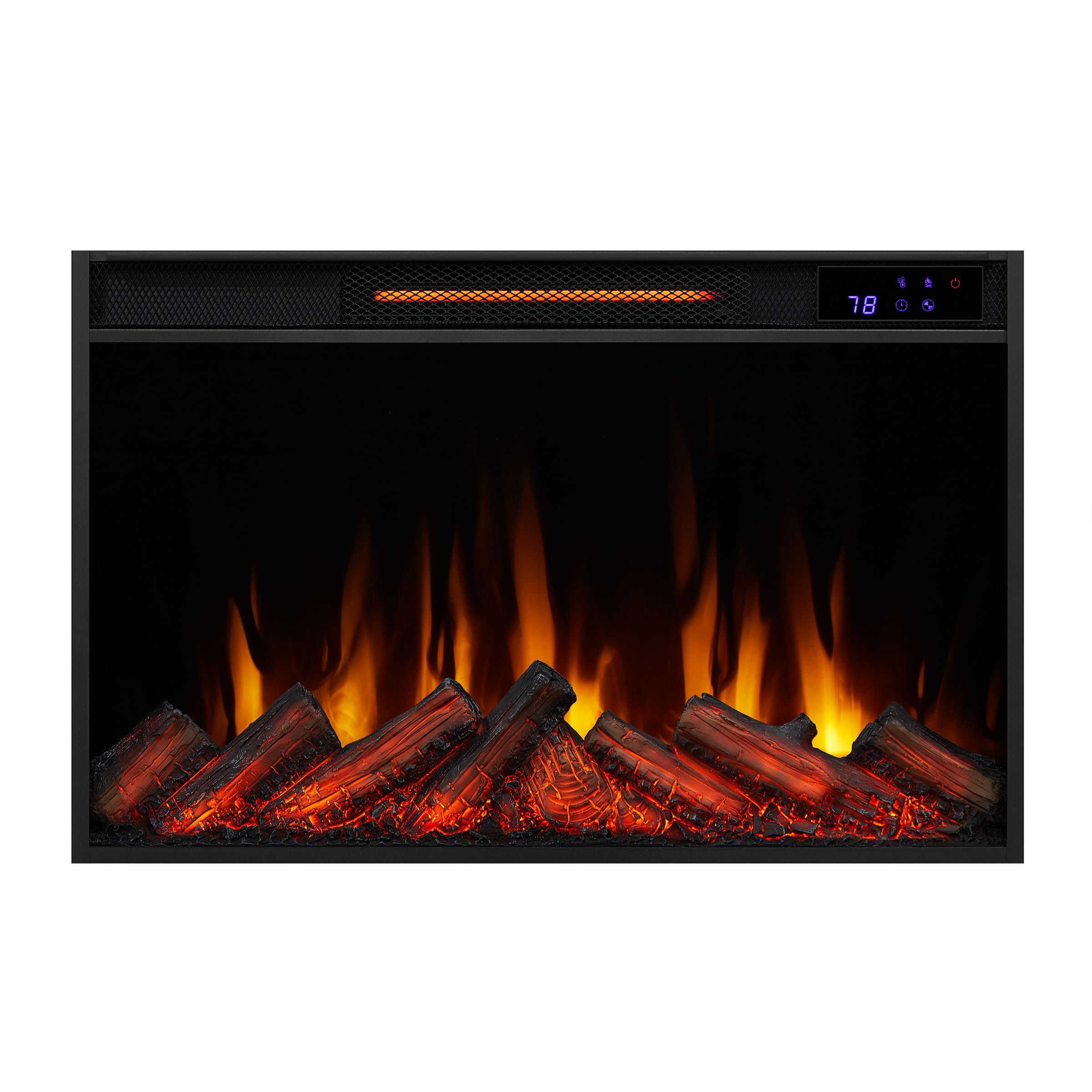 Real Flame 47.4-in W Chestnut Oak LED Electric Fireplace in the ...