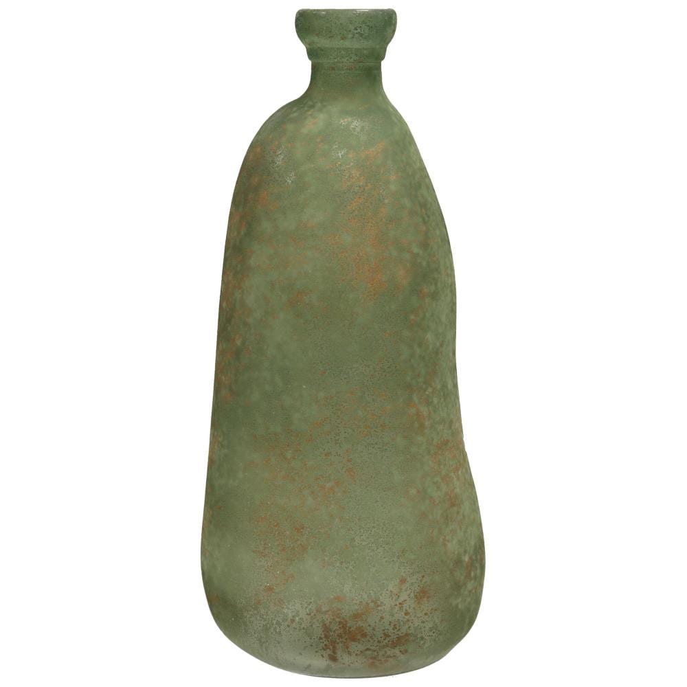 StyleCraft Home Collection AS10194DS Frosted and Textured Glass Tabletop Decoration