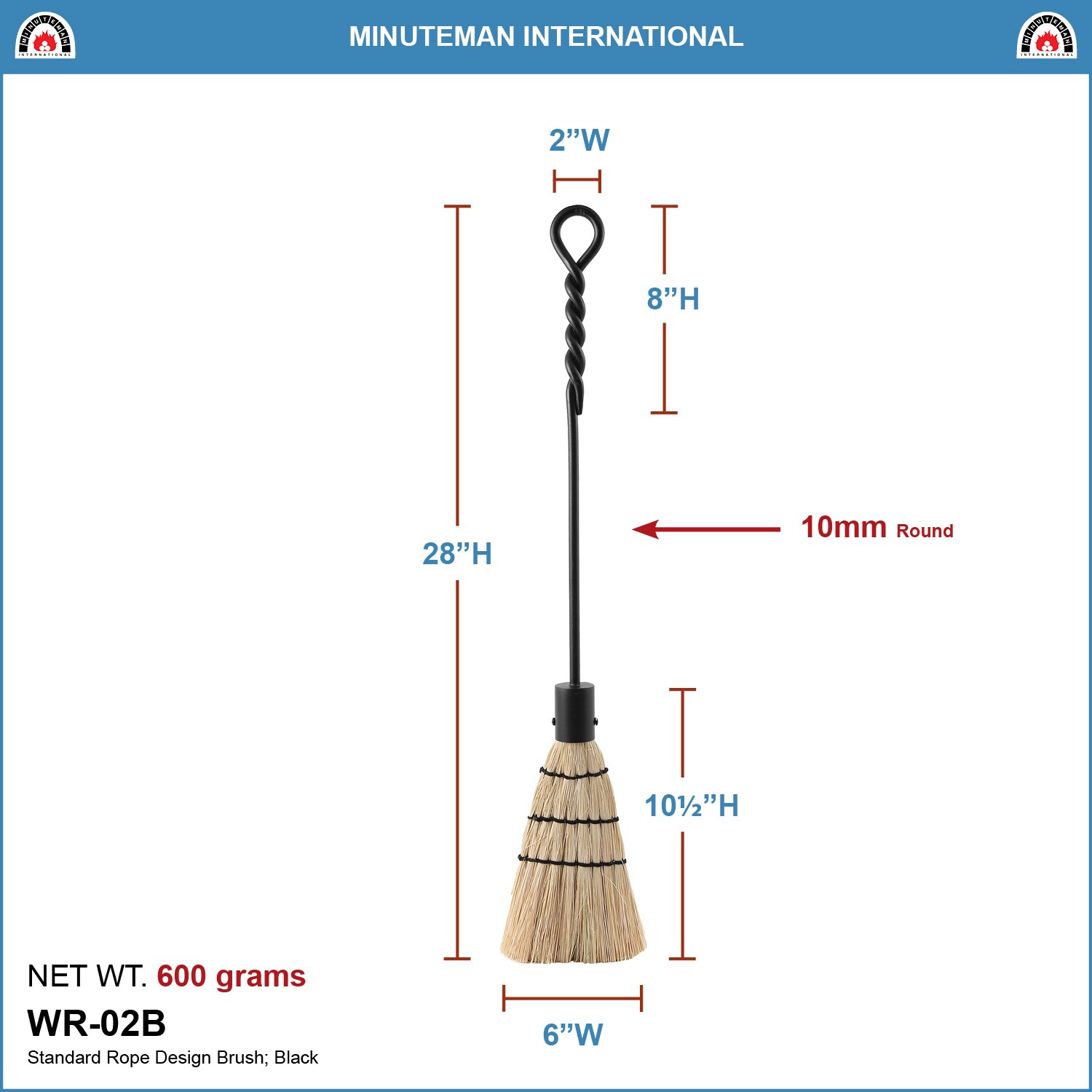 Minuteman International WR-02B Fireplace-Tools - View #2