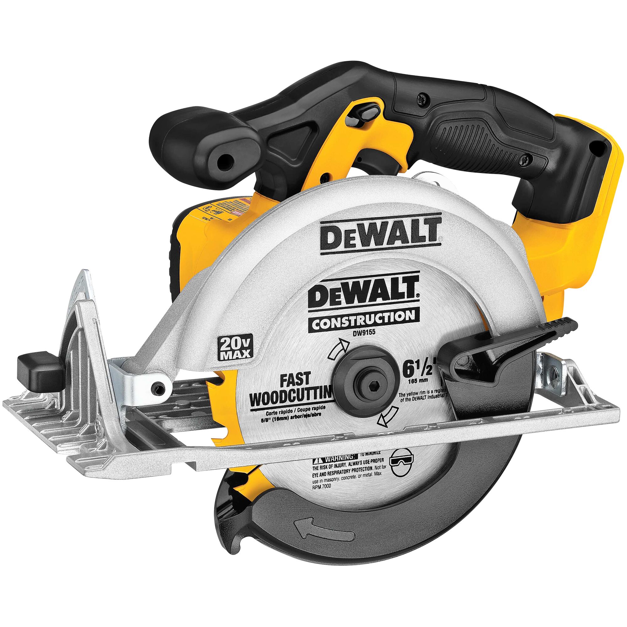 DEWALT Circular Saw, 7-1/4 inch, Pivoting with up to 57 Degree Bevel,  Corded (DWE575SB) - Power Circular Saws 