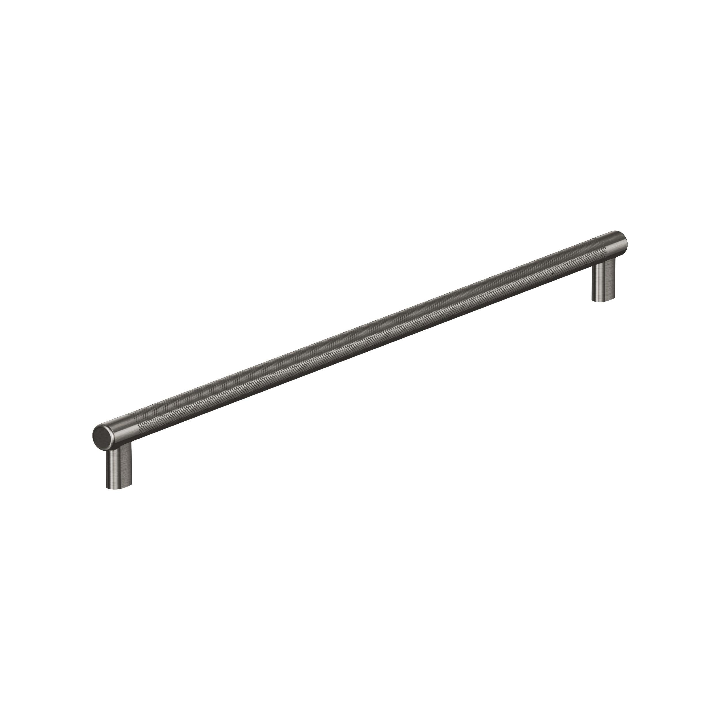 Amerock BP54072GM Bronx 24-in , 608mm Center to Center Gunmetal Cylindrical Bar For Use on Appliances Drawer Pulls