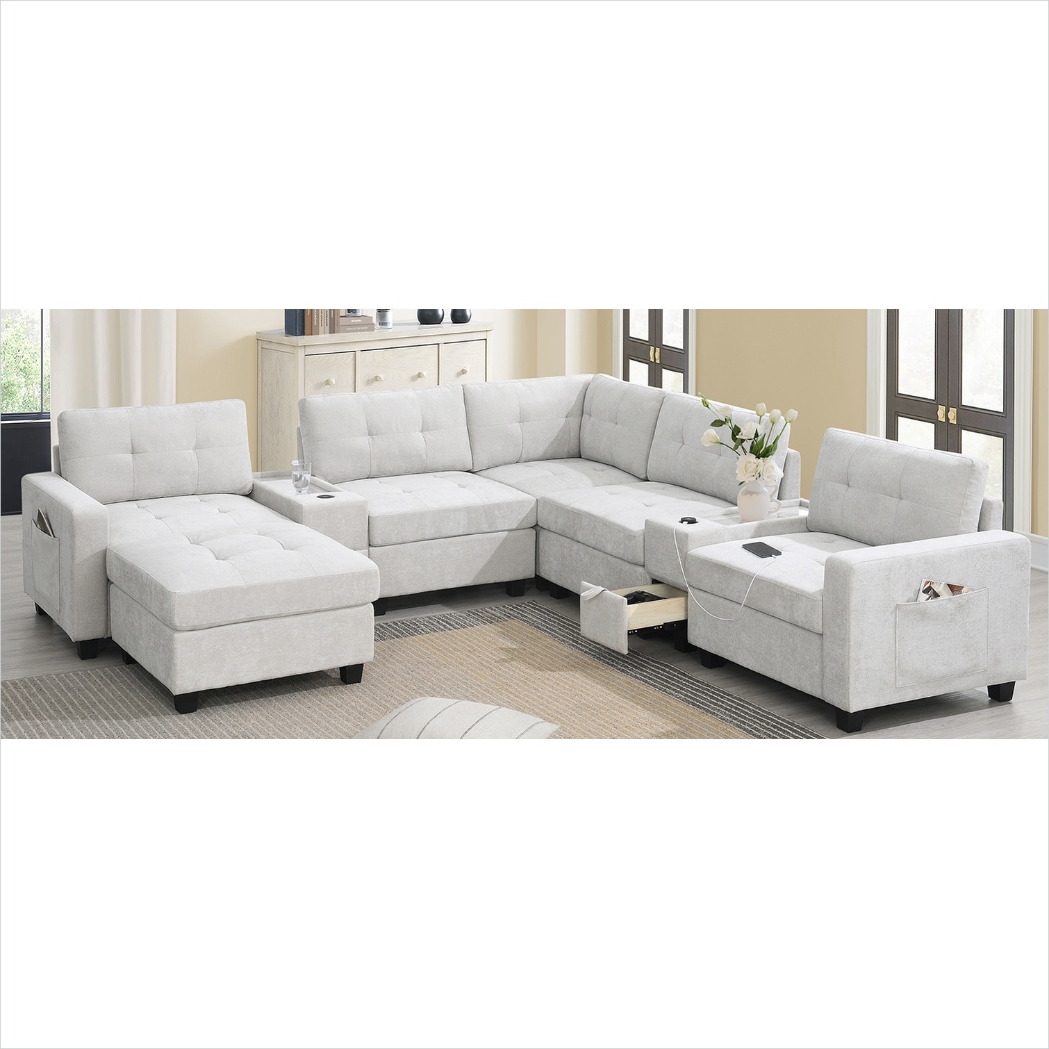 SunJet K3SHBXFUT3VW Sofas-Loveseats - View #4