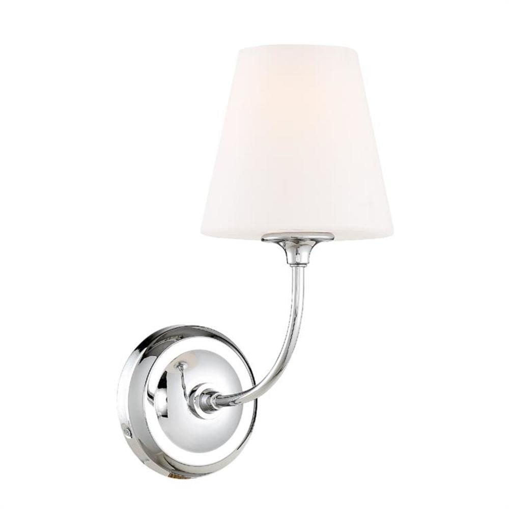 Crystorama 2441-OP-CH Sylvan 6-in 1 -Light Polished Chrome Transitional Vanity light