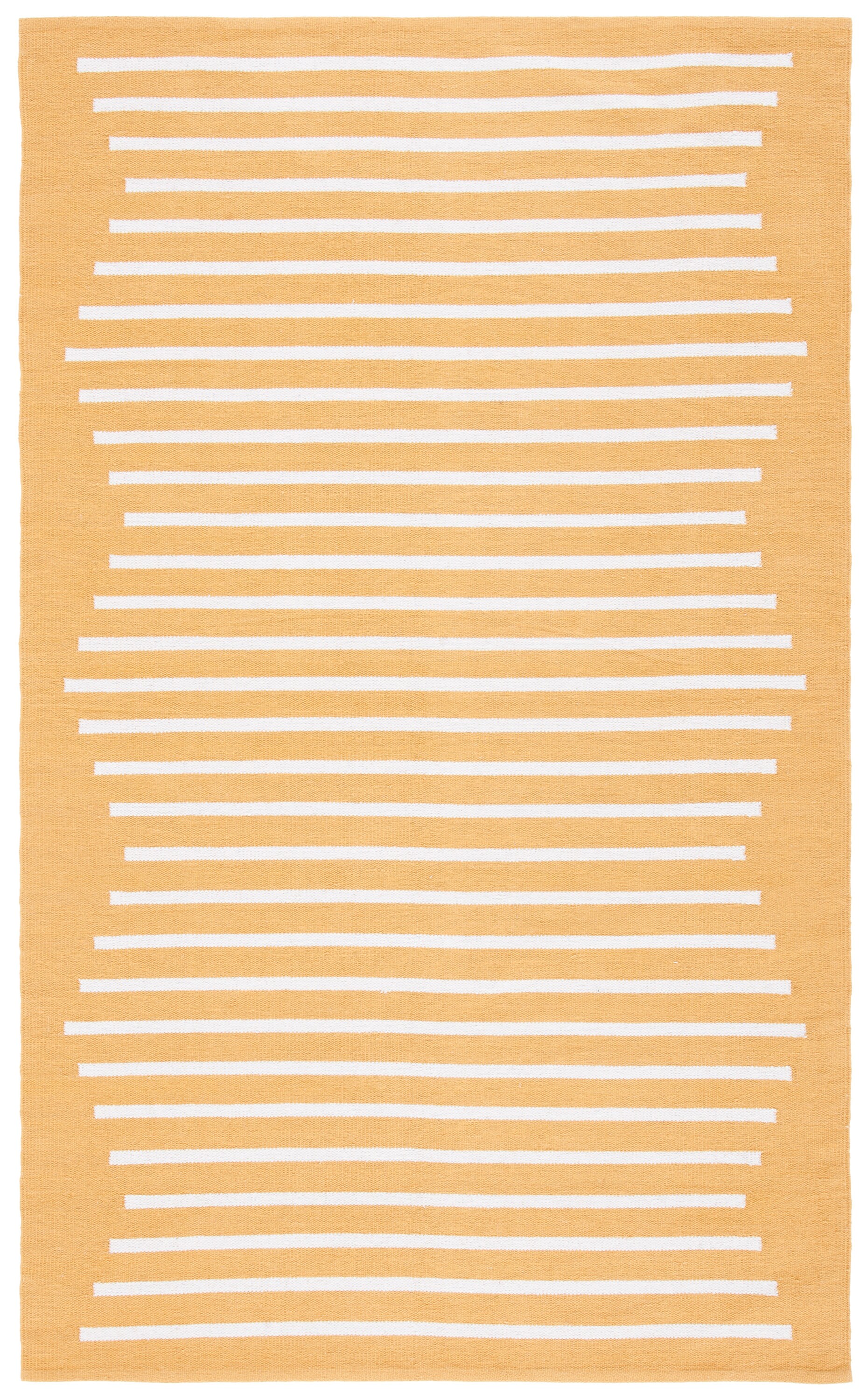 Safavieh MTK313D-5 Montauk Nicoletta 5 x 8 (ft) Cotton Gold/Ivory Rectangular Indoor Abstract Bohemian/Eclectic Area rug