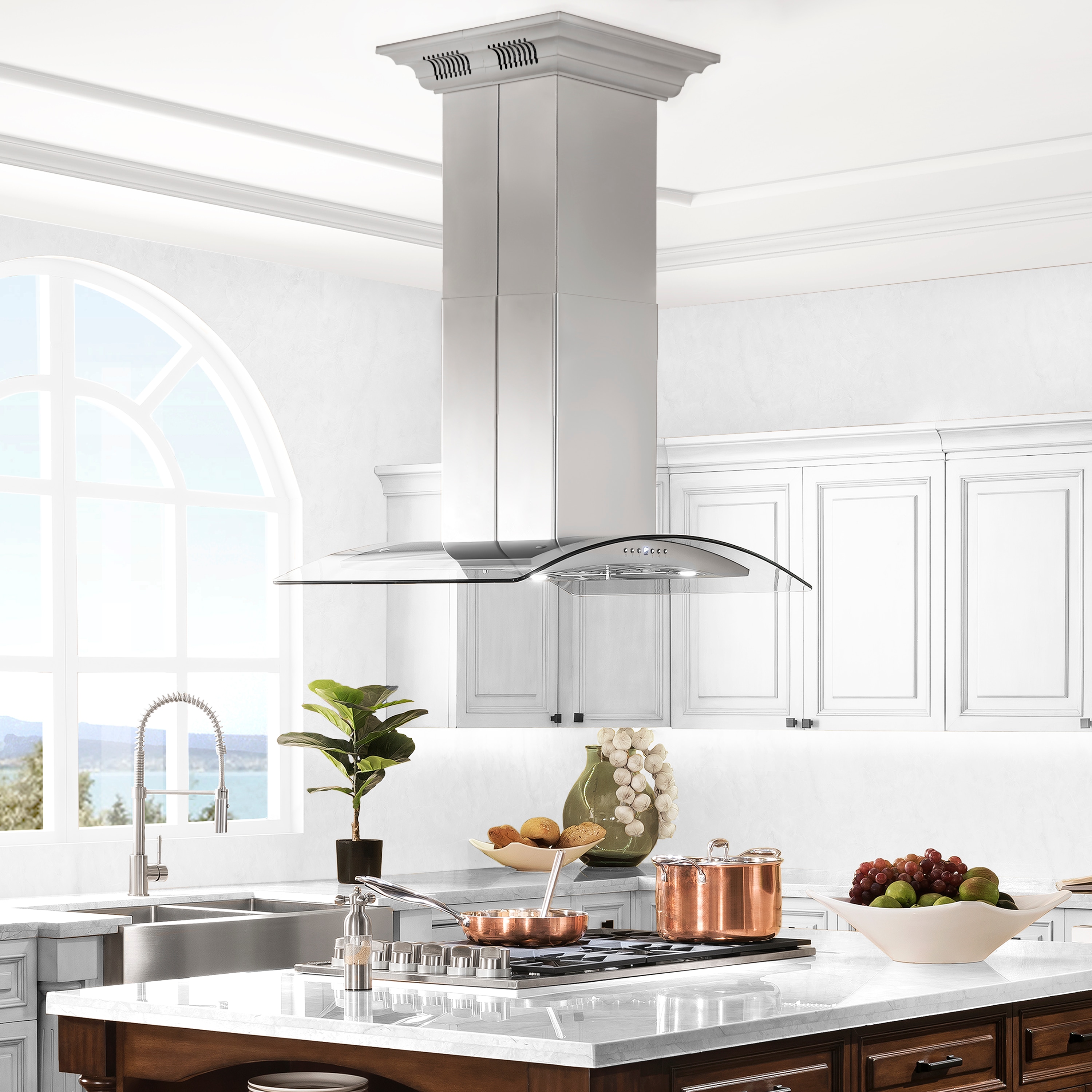 ZLINE KITCHEN & BATH GL5ICRN-BT-30 Island-Range-Hoods - View #8