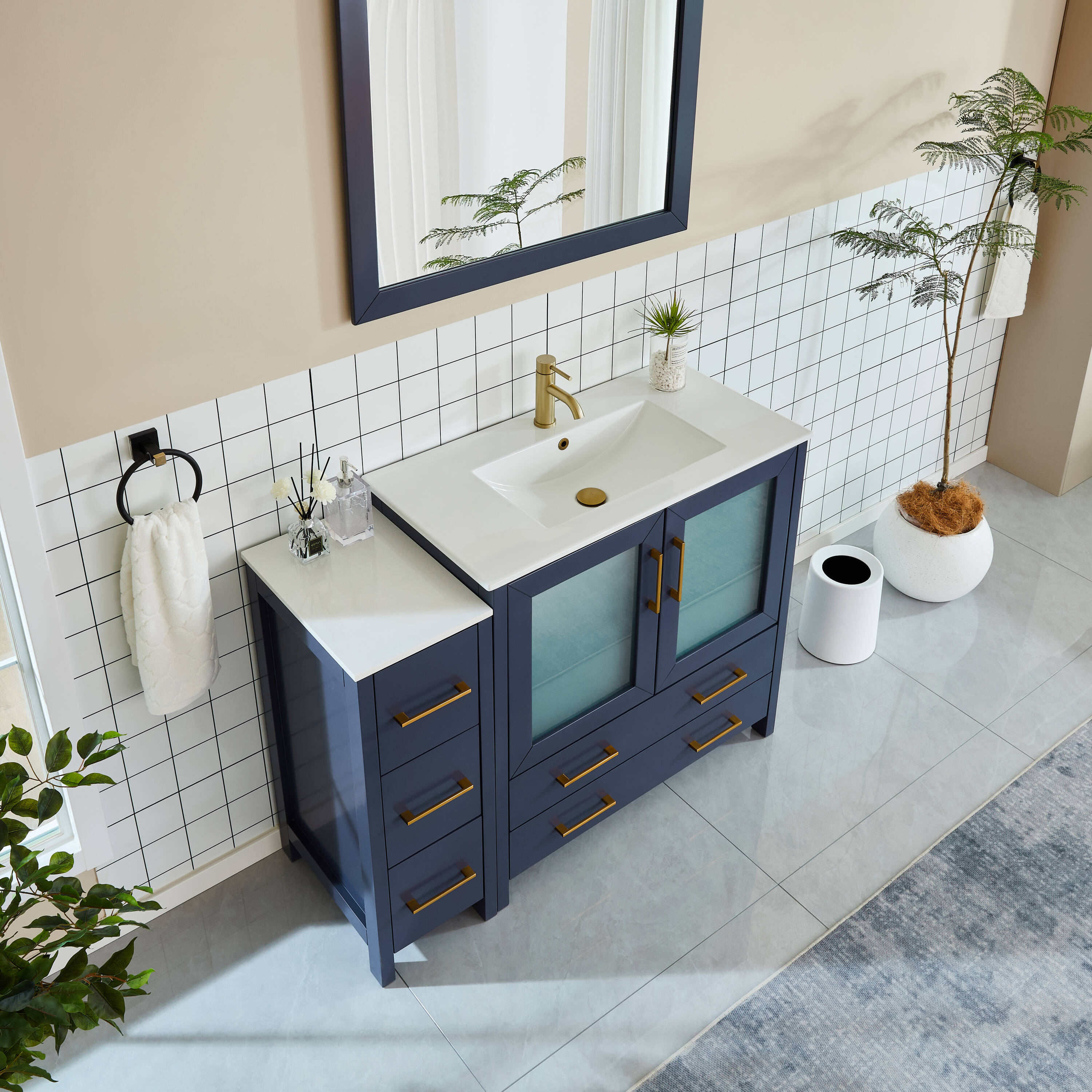 Vanity Art VA3036-48B Bath-Vanity-Combo - View #9