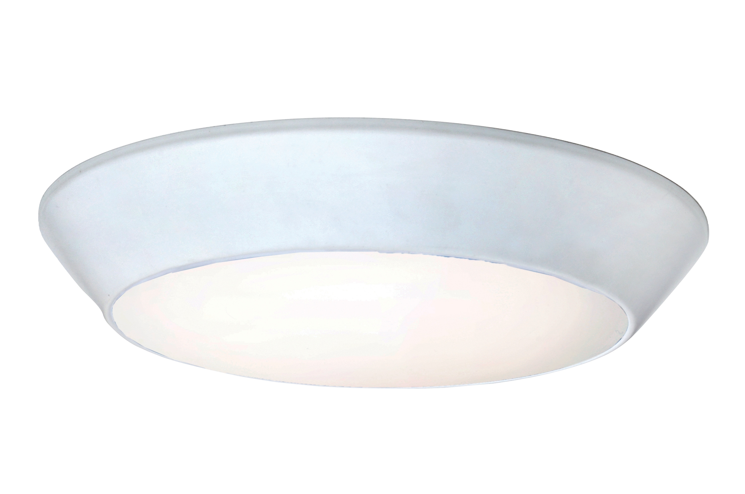 Maxim Lighting 87620WTWT Convert 1 -Light 8-in Matte White Integrated LED Flush Mount Light