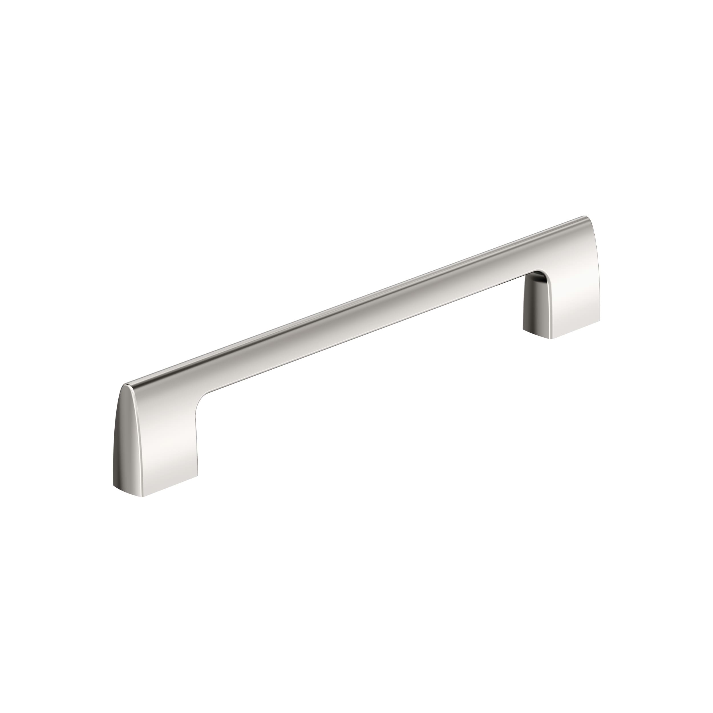 Amerock BP55488PN Riva 7-9/16-in , 192mm Center to Center Polished Nickel Arch Bar