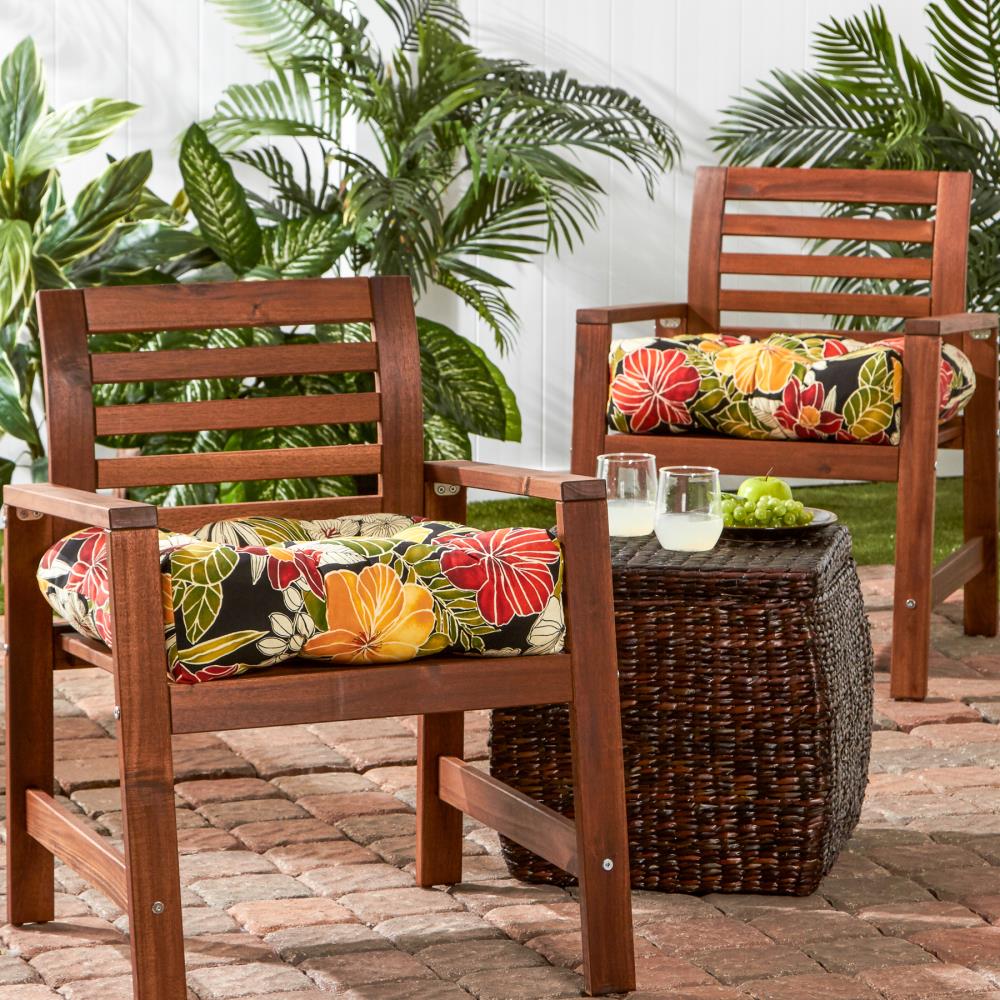 Greendale Home Fashions OC6800S2-ALOHA-BLACK Patio-Furniture-Cushions - View #7