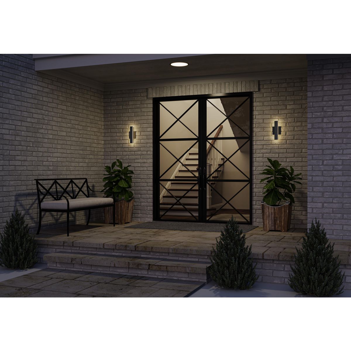 Progress Lighting P560366-31M-CS Outdoor-Wall-Lighting - View #2