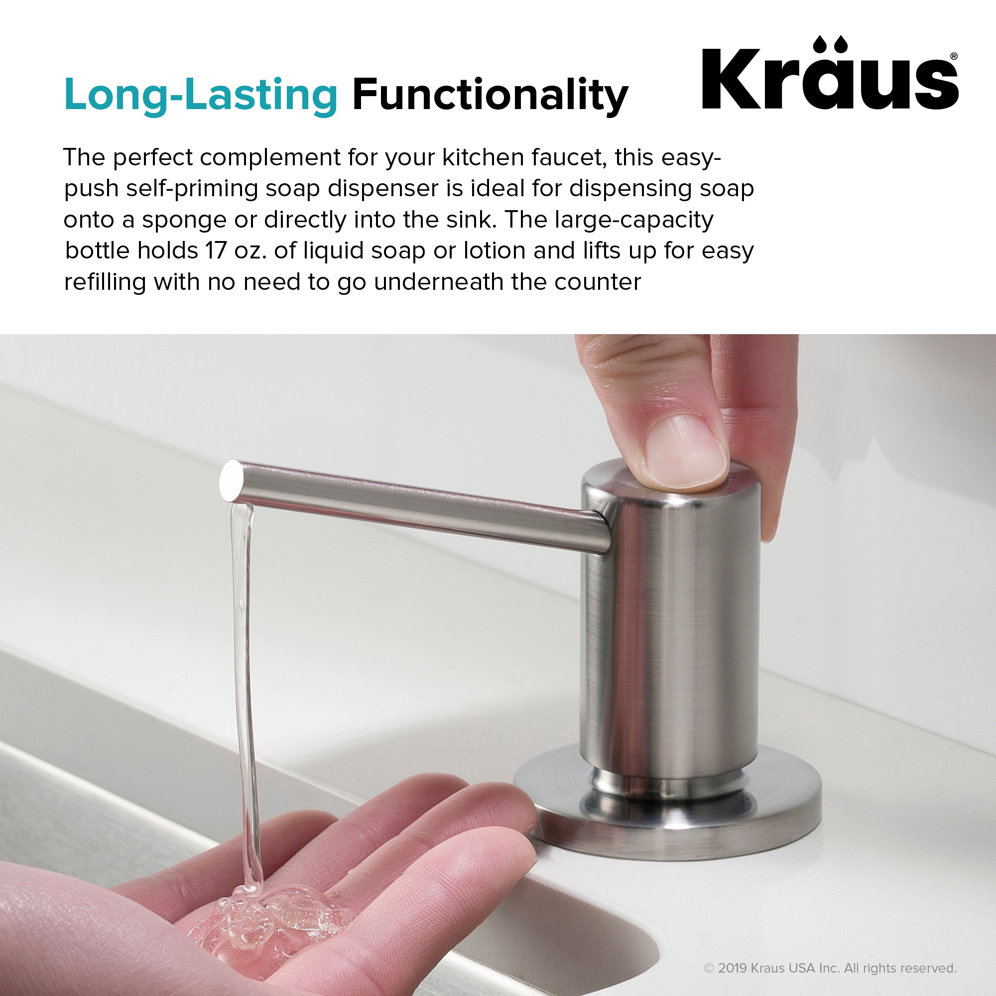 Kraus KSD-43SFS Soap-Lotion-Dispensers - View #7
