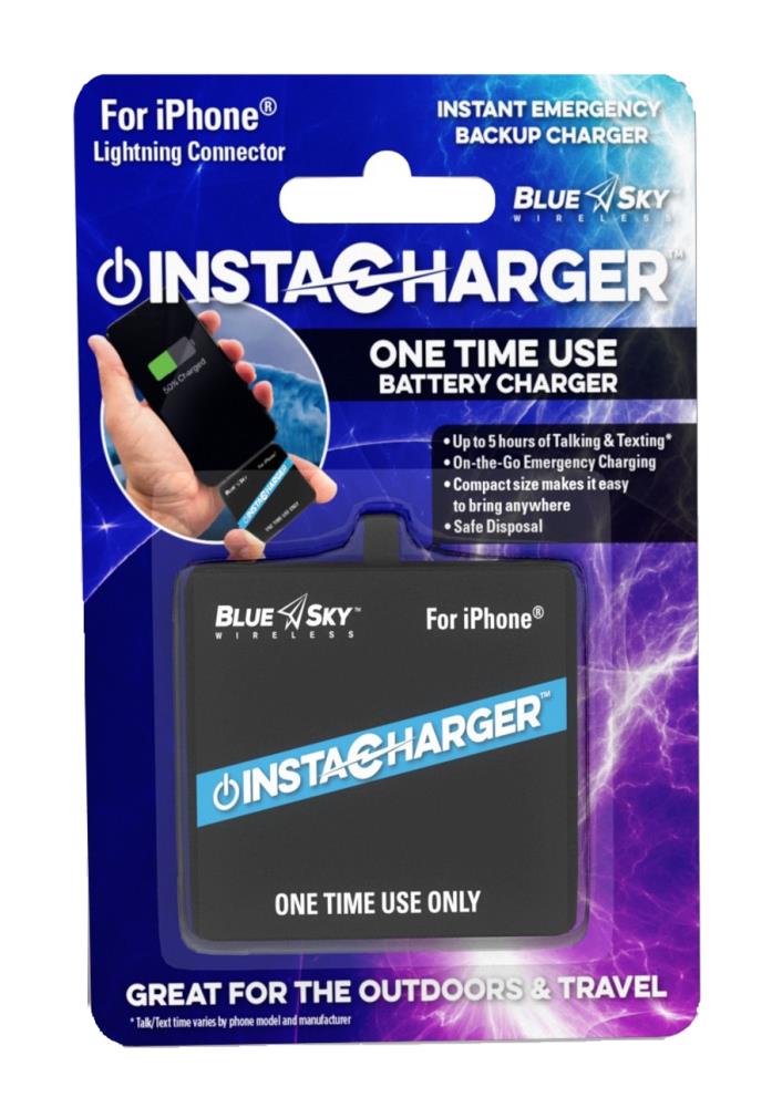 Blue Charger Protector Cable Organiser for iPhone Adapter 18W