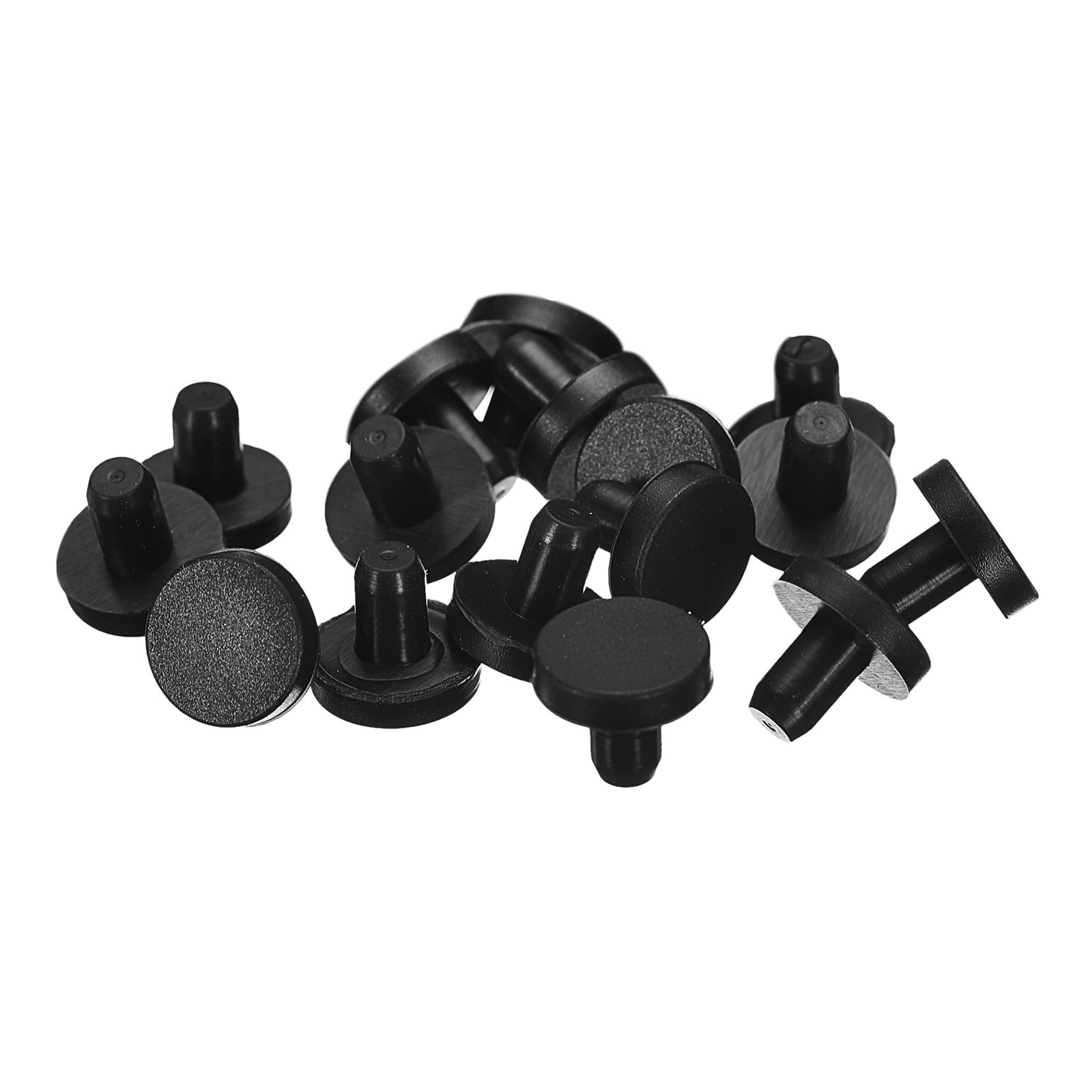 Unique Bargains 32pcs Black Rubber Stopper 5mm Plug Holes for 4.5-4.8mm/0.18-0.19inch Hole #S26011400UX7199